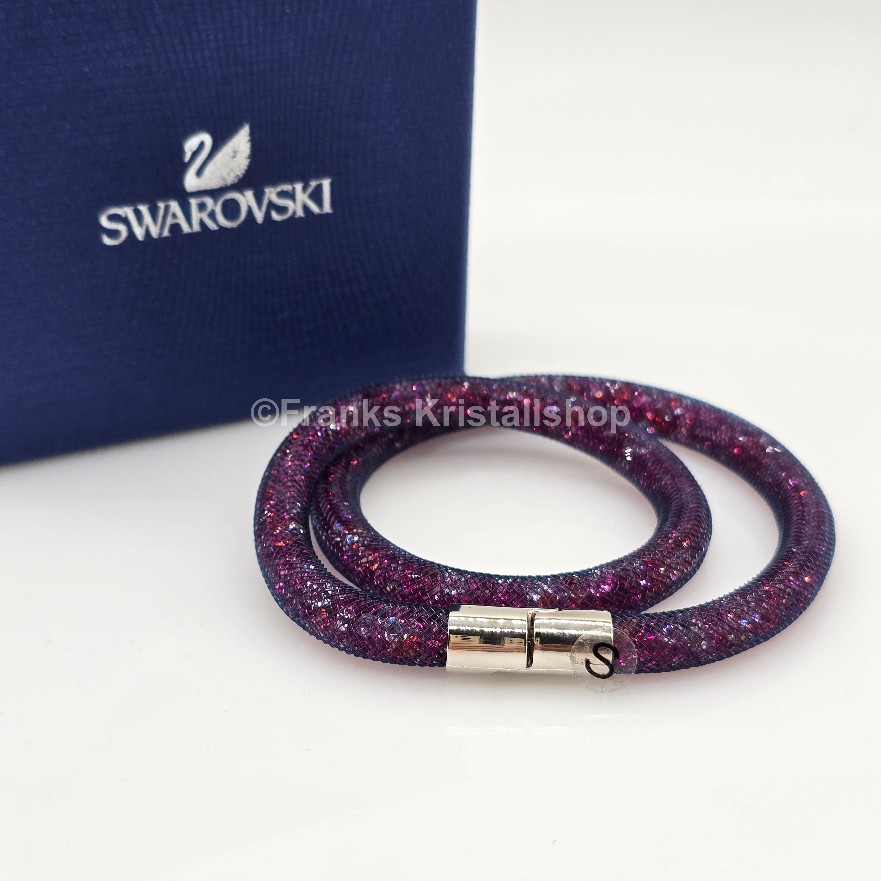 SWAROVSKI Stardust Armband Double Größe S Violett Multi 5229999 oU