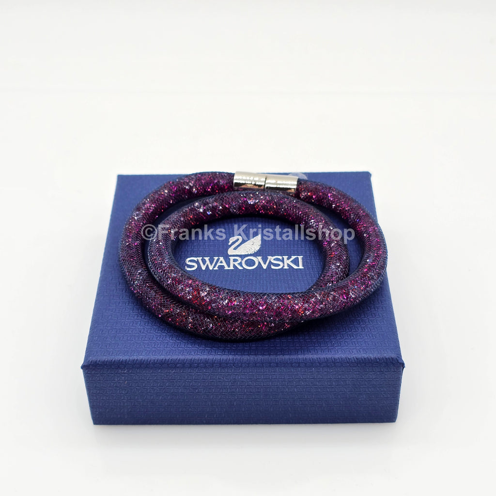 SWAROVSKI Stardust Armband Double Größe S Violett Multi 5229999 oU