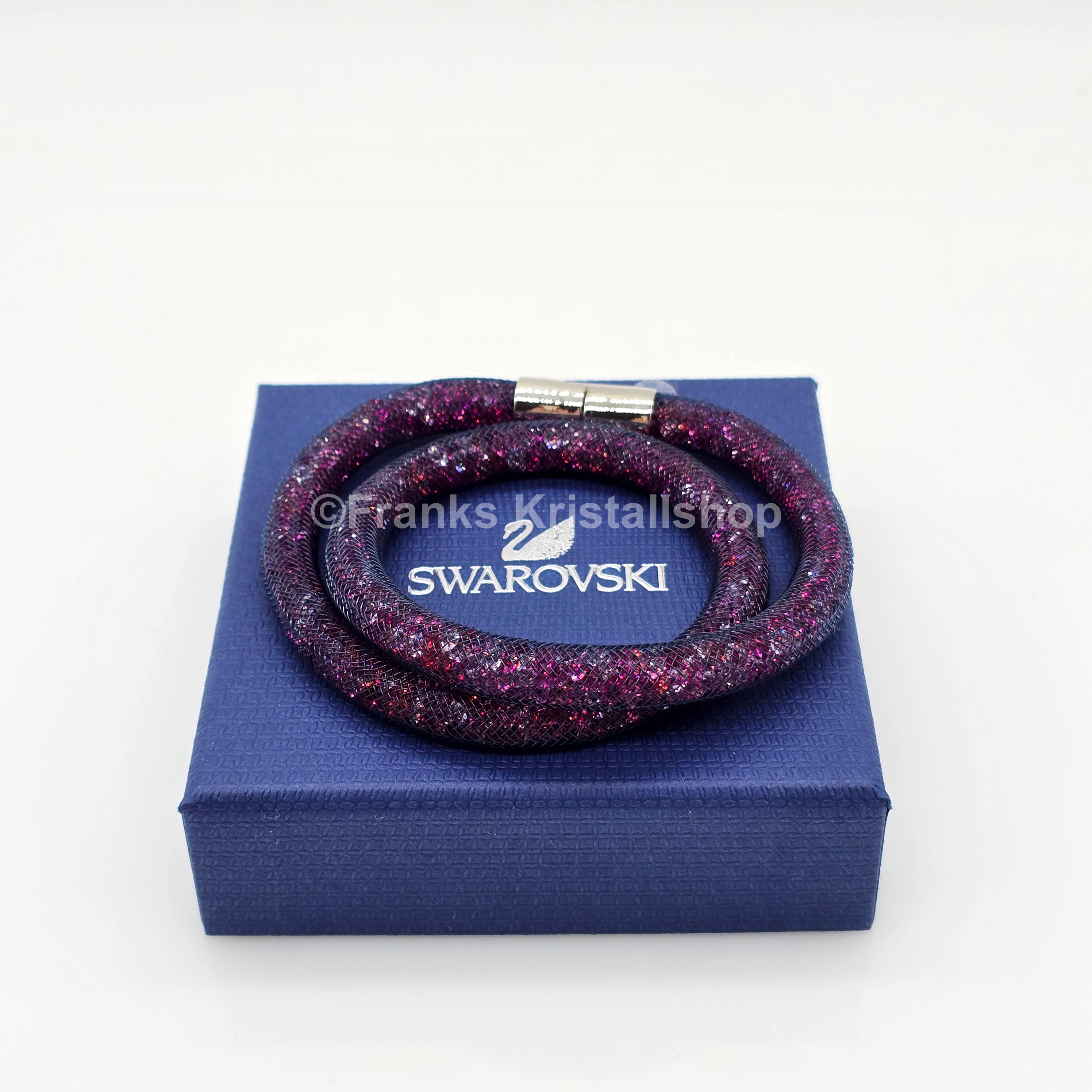 SWAROVSKI Stardust Armband Double Größe S Violett Multi 5229999 oU