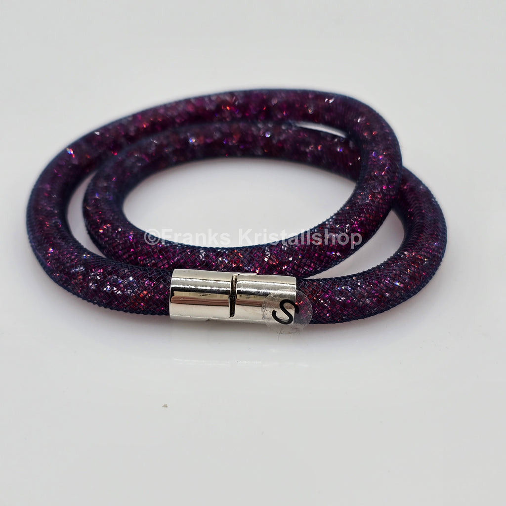 SWAROVSKI Stardust Armband Double Größe S Violett Multi 5229999 oU