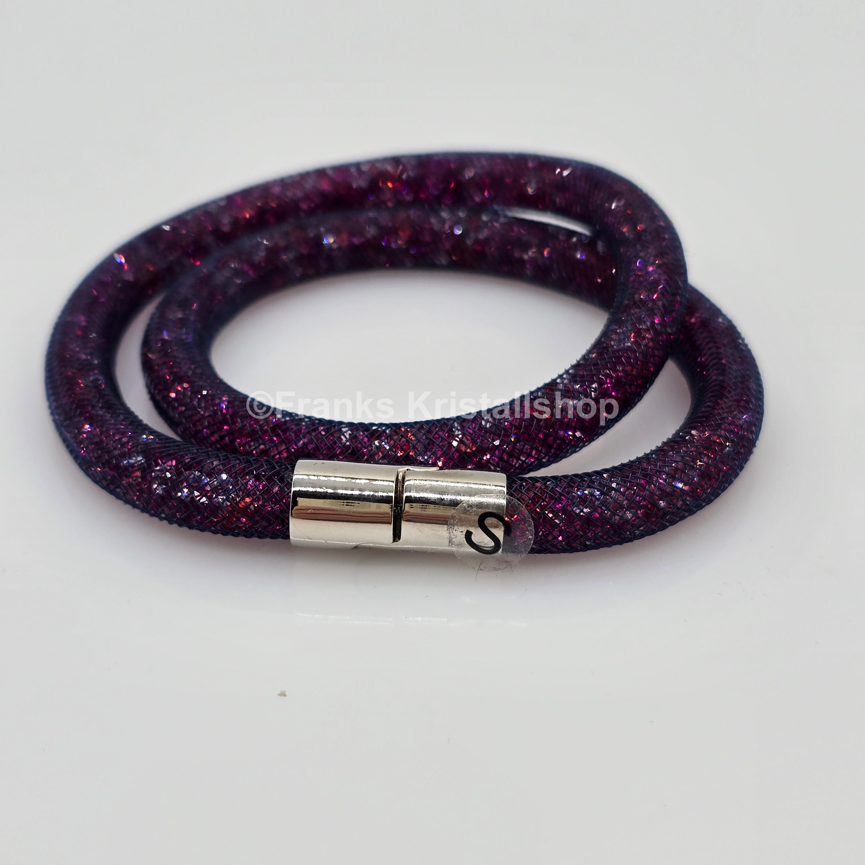 SWAROVSKI Stardust Armband Double Größe S Violett Multi 5229999 oU