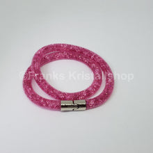 Lade das Bild in den Galerie-Viewer, SWAROVSKI Stardust Armband Double Größe M Rosa Pink 5292919 oU
