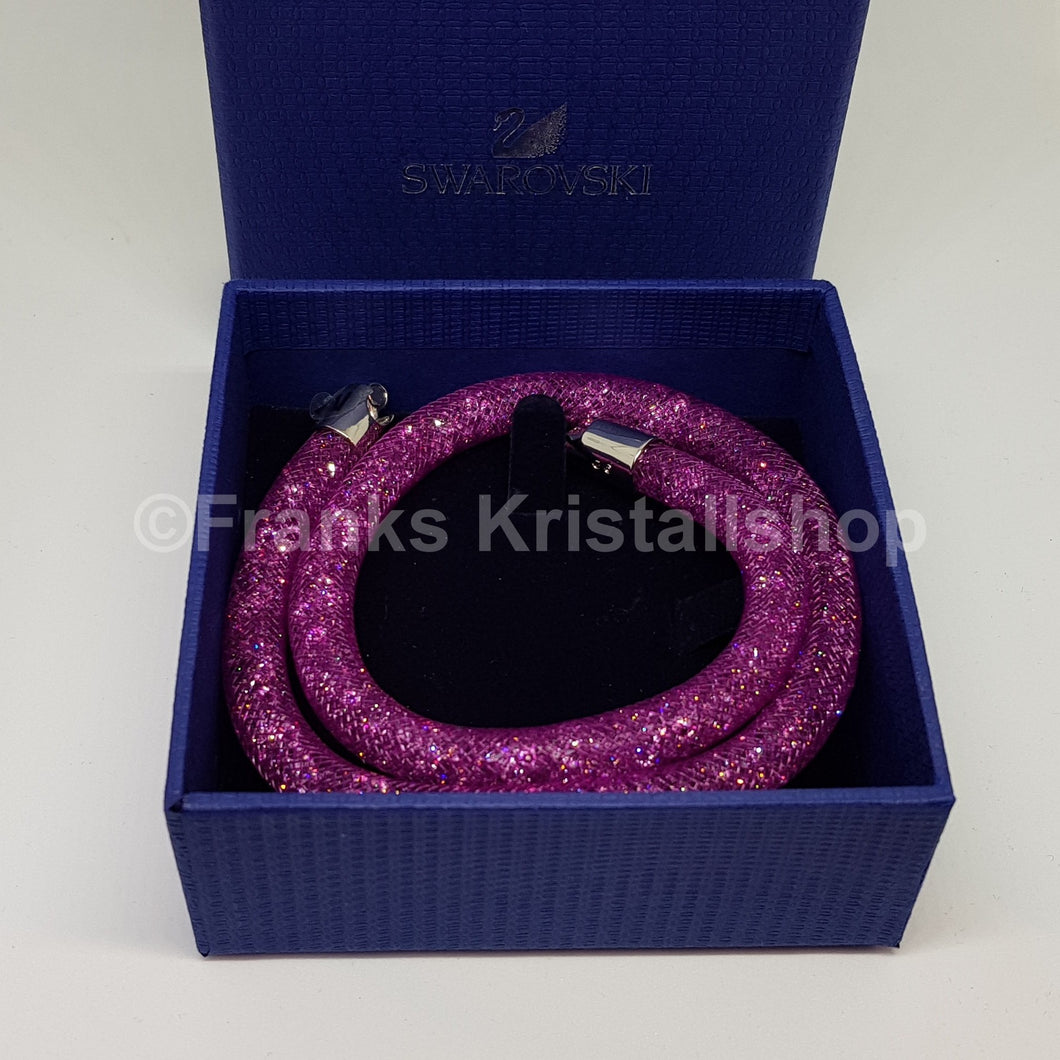 SWAROVSKI Stardust Armband Double Größe S Fuchsia 5102547