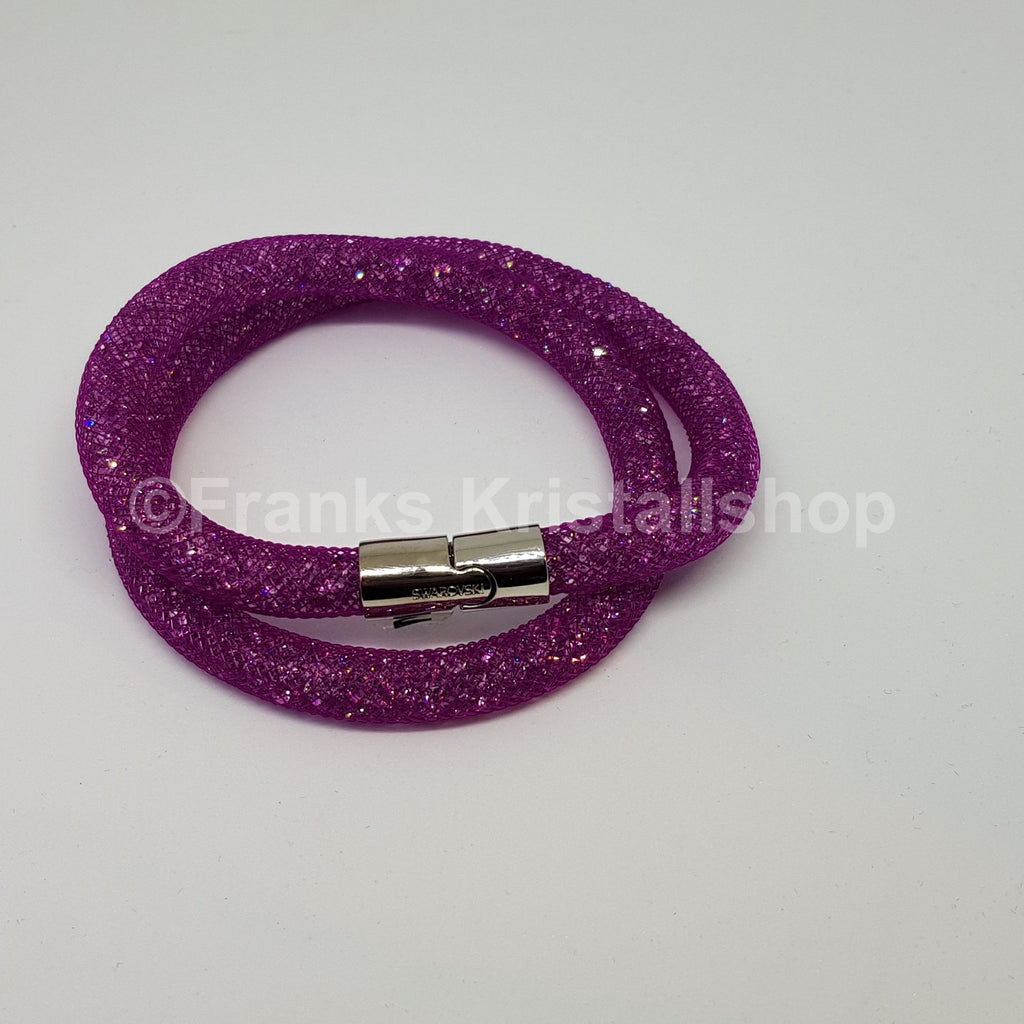 SWAROVSKI Stardust Armband Double Größe S Fuchsia 5102547