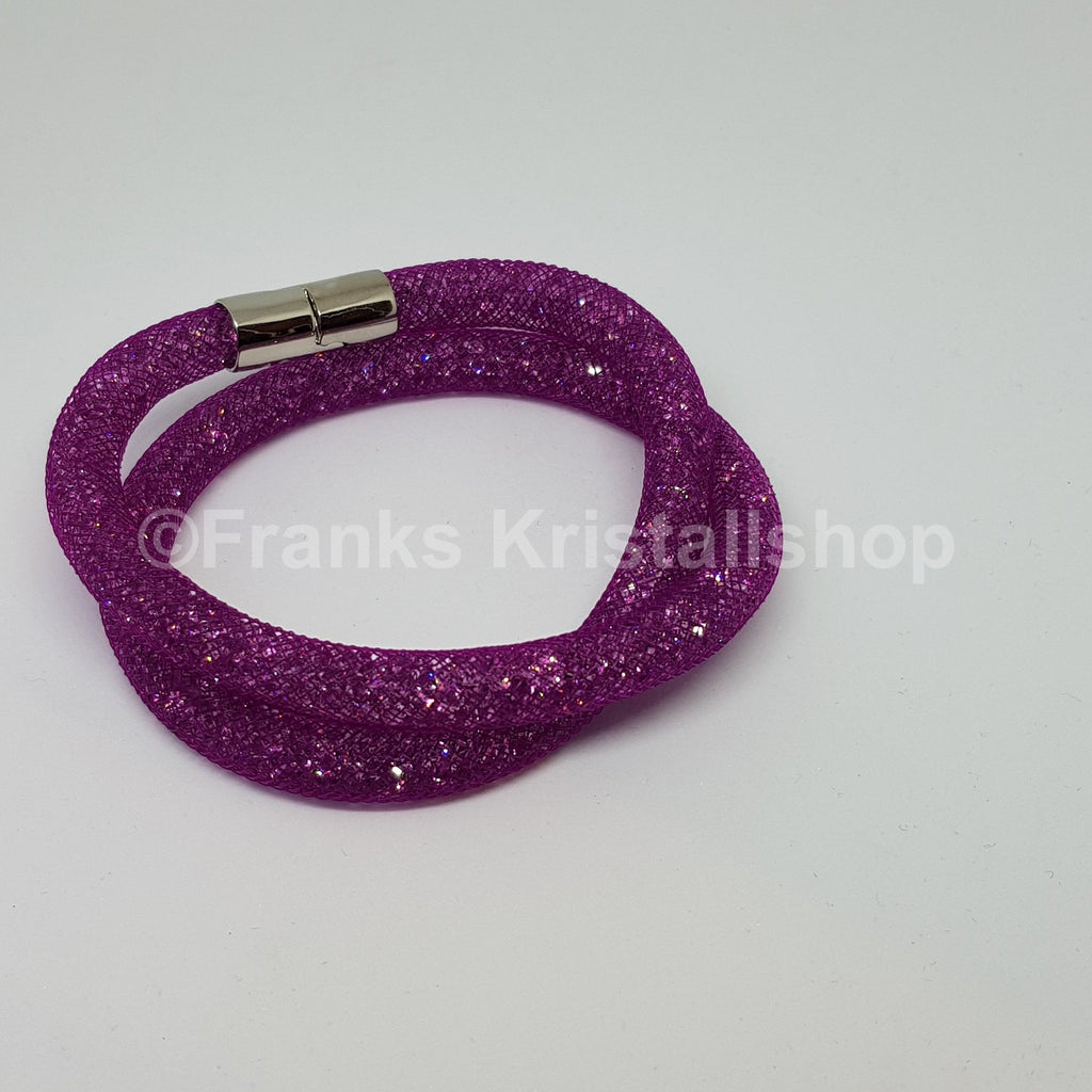 SWAROVSKI Stardust Armband Double Größe S Fuchsia 5102547
