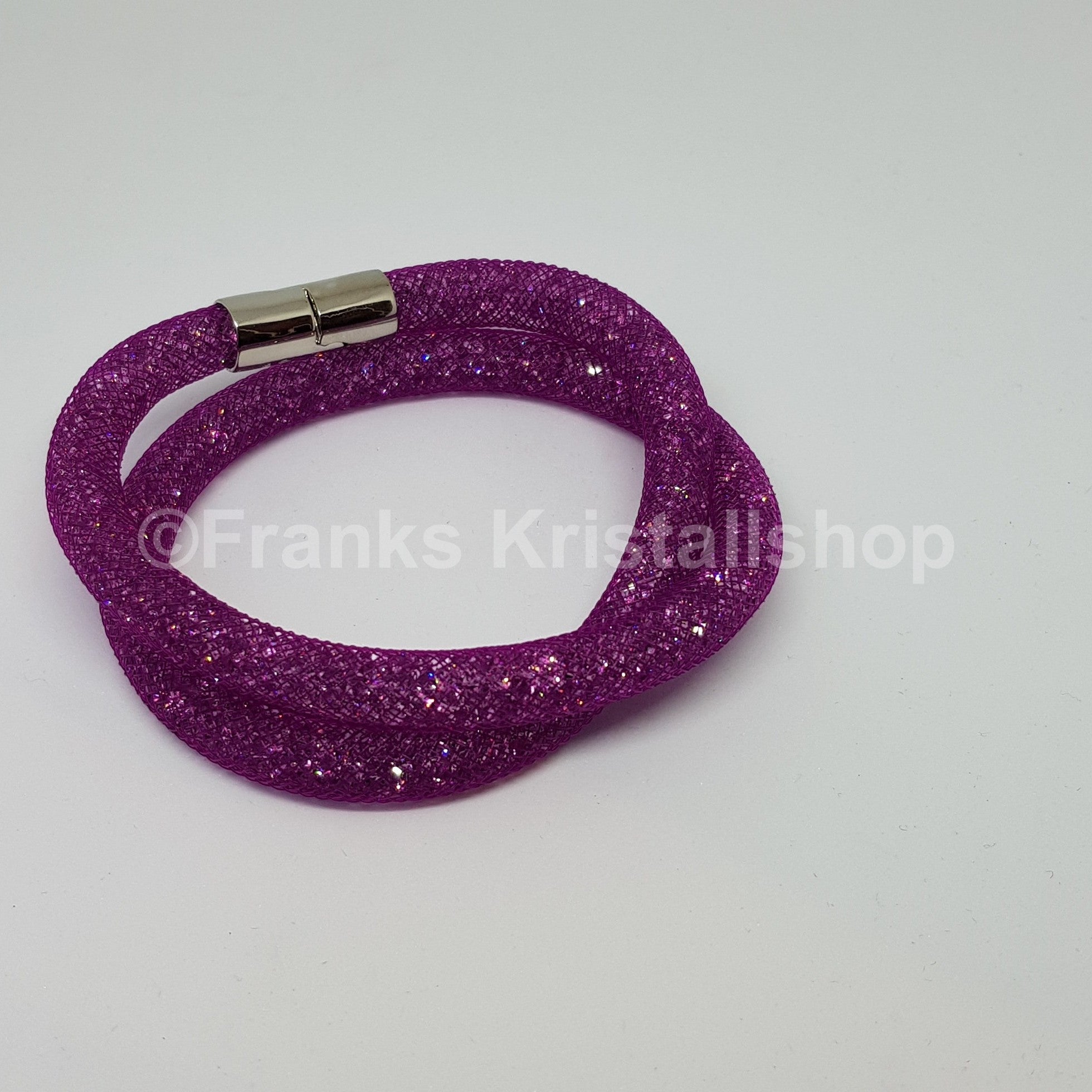 SWAROVSKI Stardust Armband Double Größe S Fuchsia 5102547