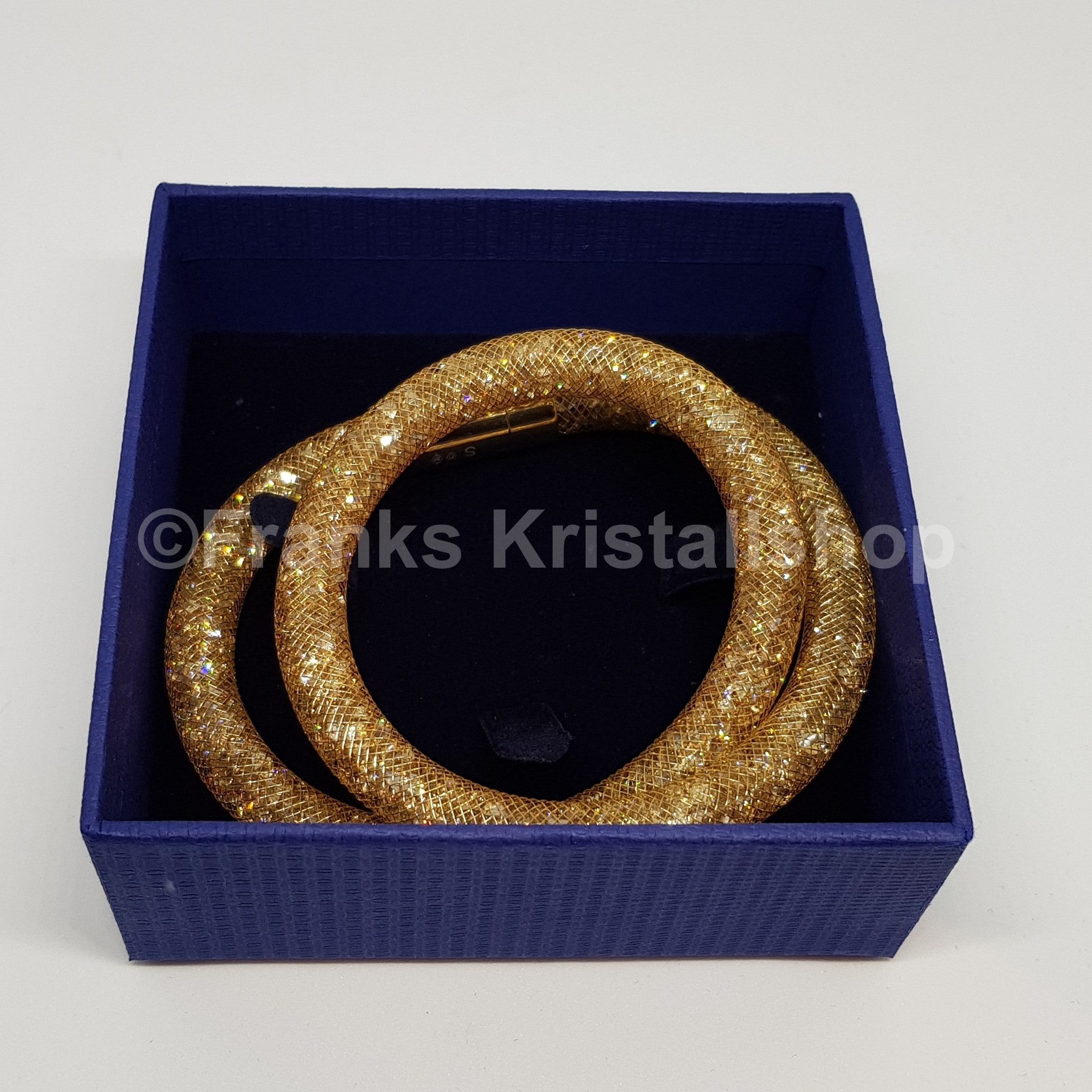 SWAROVSKI Stardust Armband Double Größe M Gold 5184171 oU