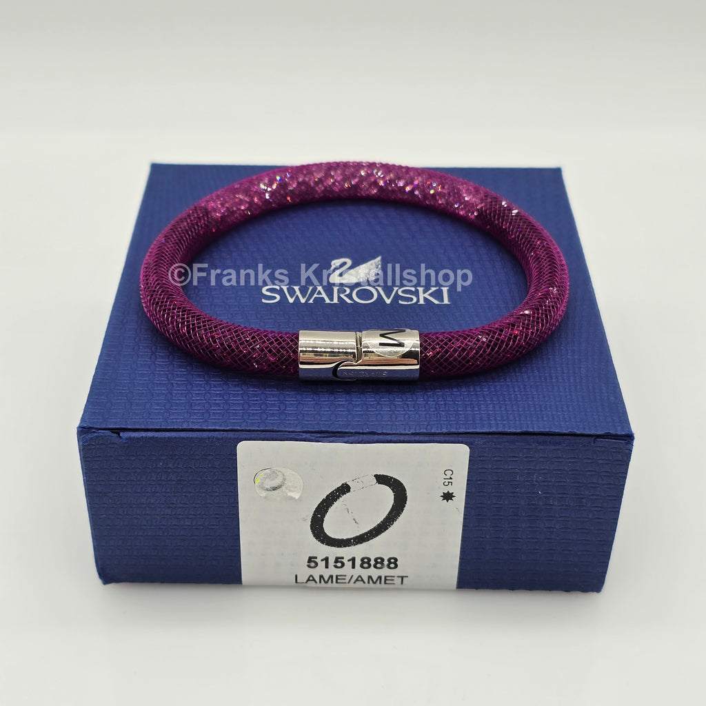 SWAROVSKI Stardust Armband Größe M Violett 5151888
