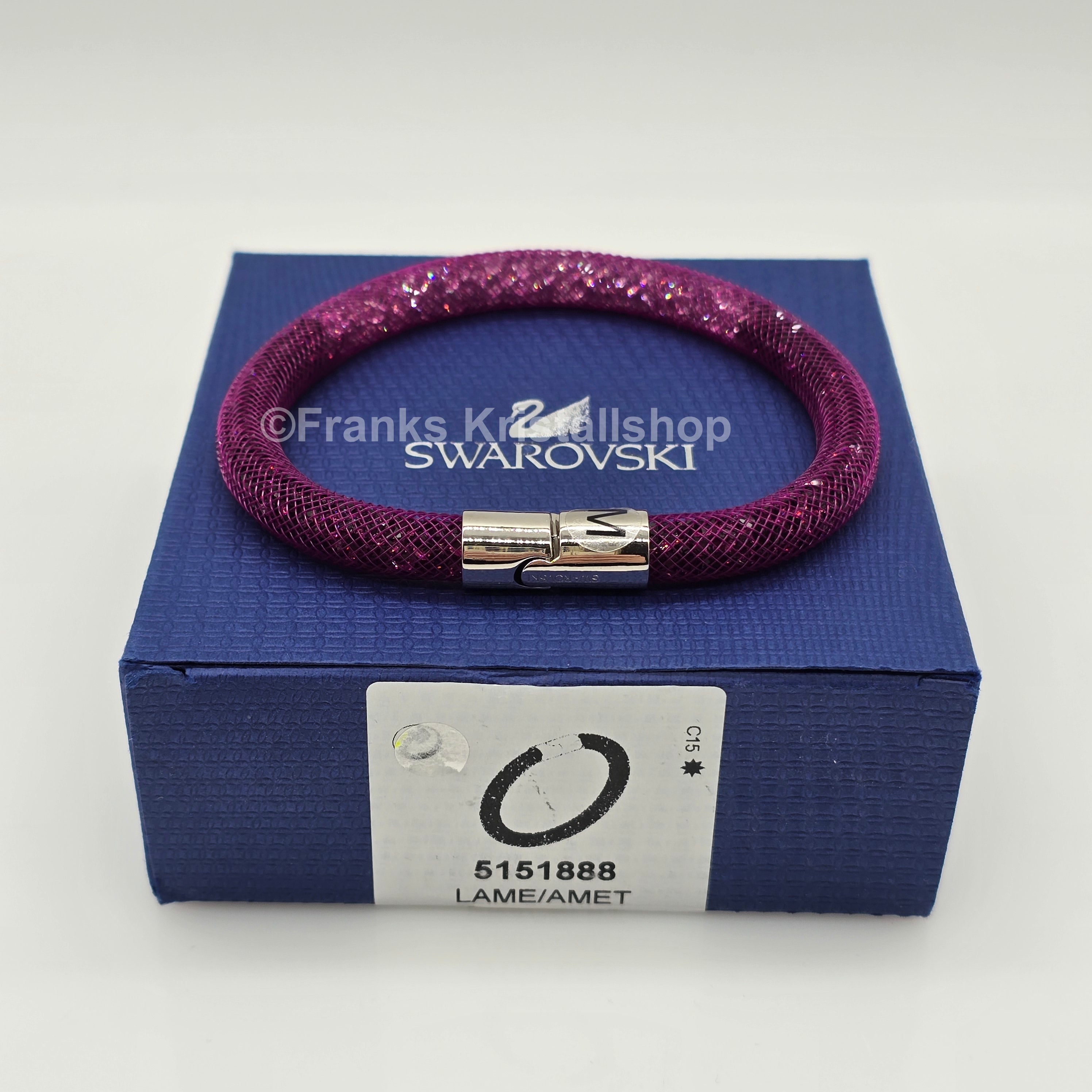 SWAROVSKI Stardust Armband Größe M Violett 5151888