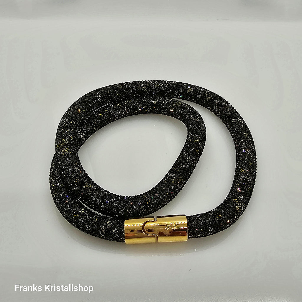 SWAROVSKI Stardust Armband Double Größe M Dark Gold