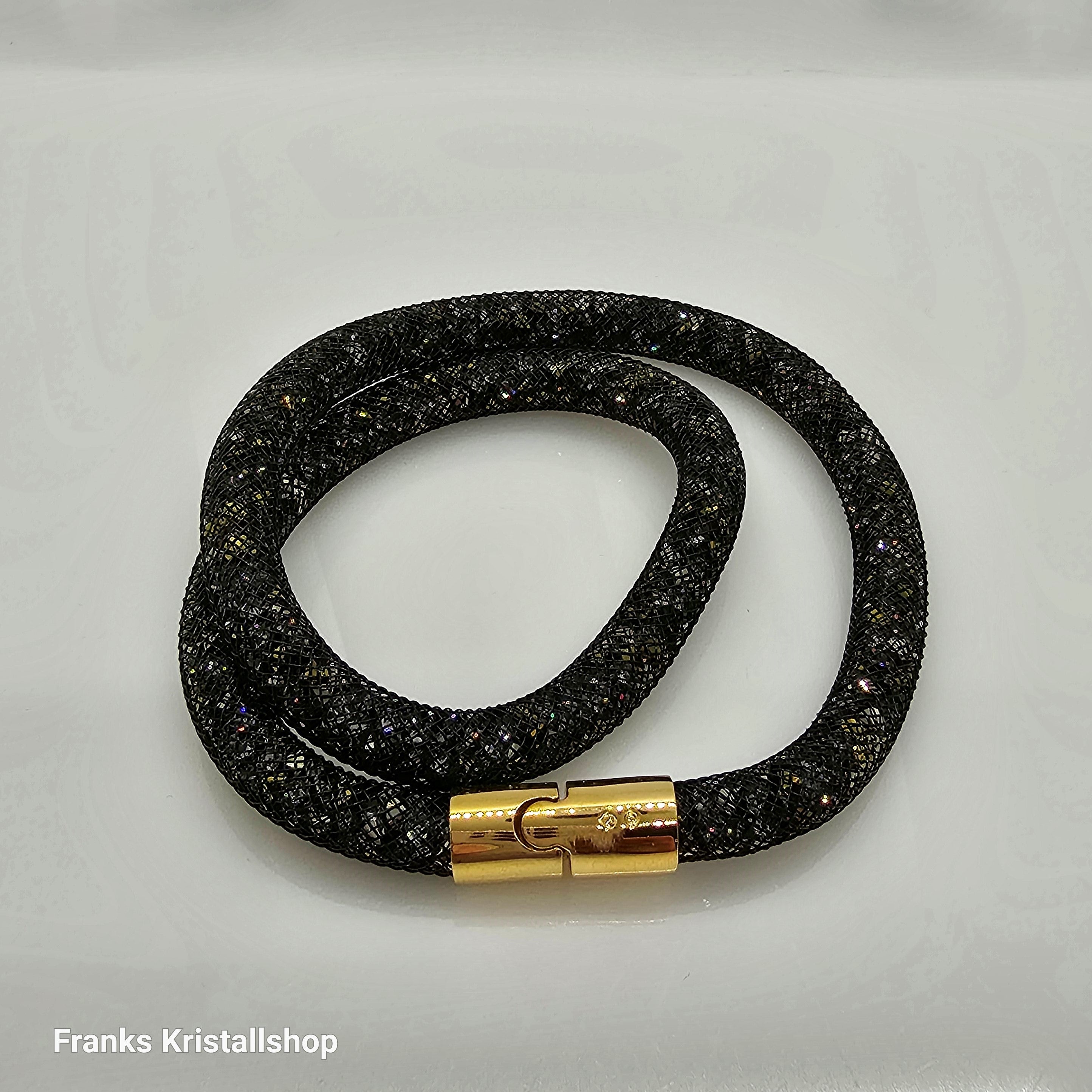 SWAROVSKI Stardust Armband Double Größe M Dark Gold