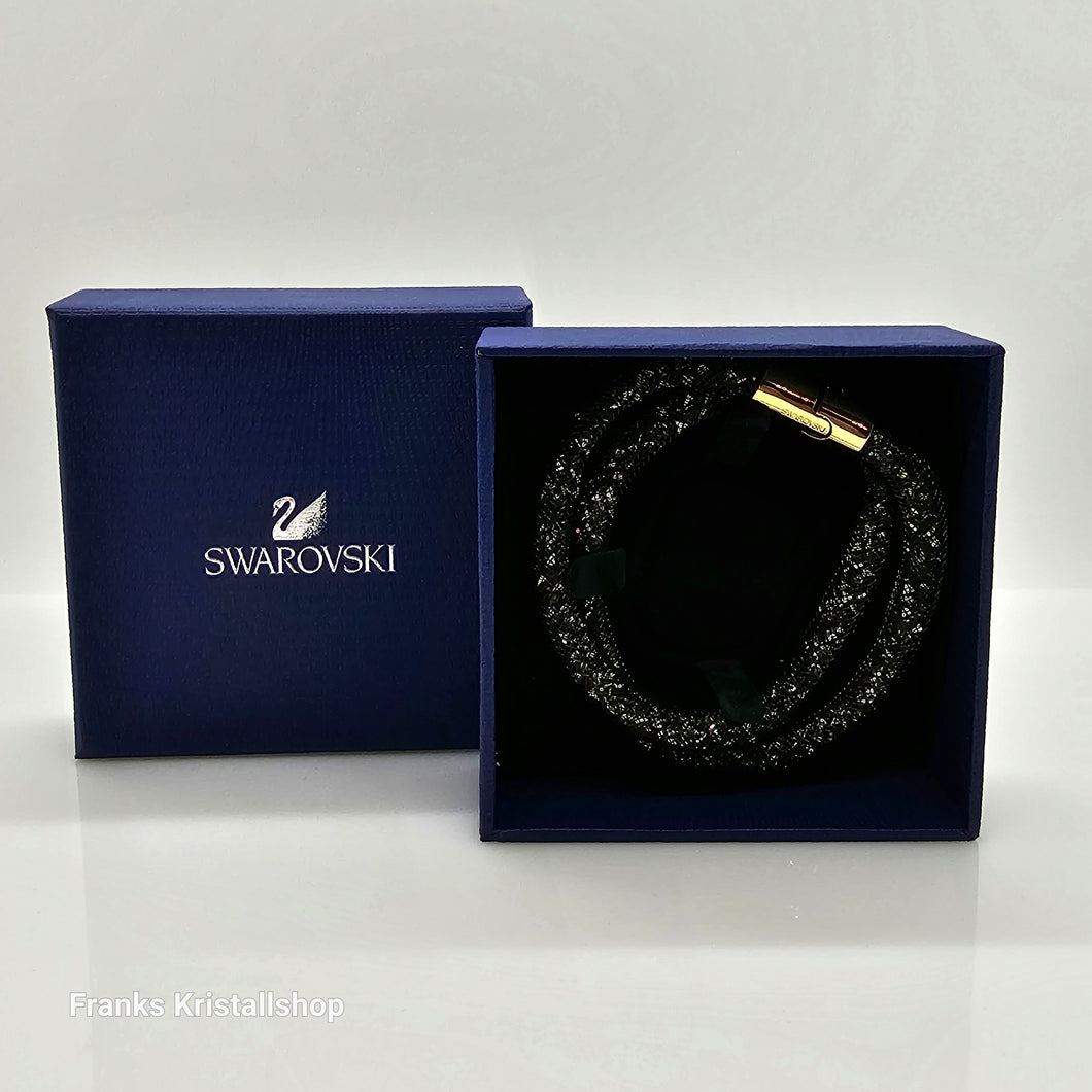 SWAROVSKI Stardust Armband Double Größe M Dark Gold