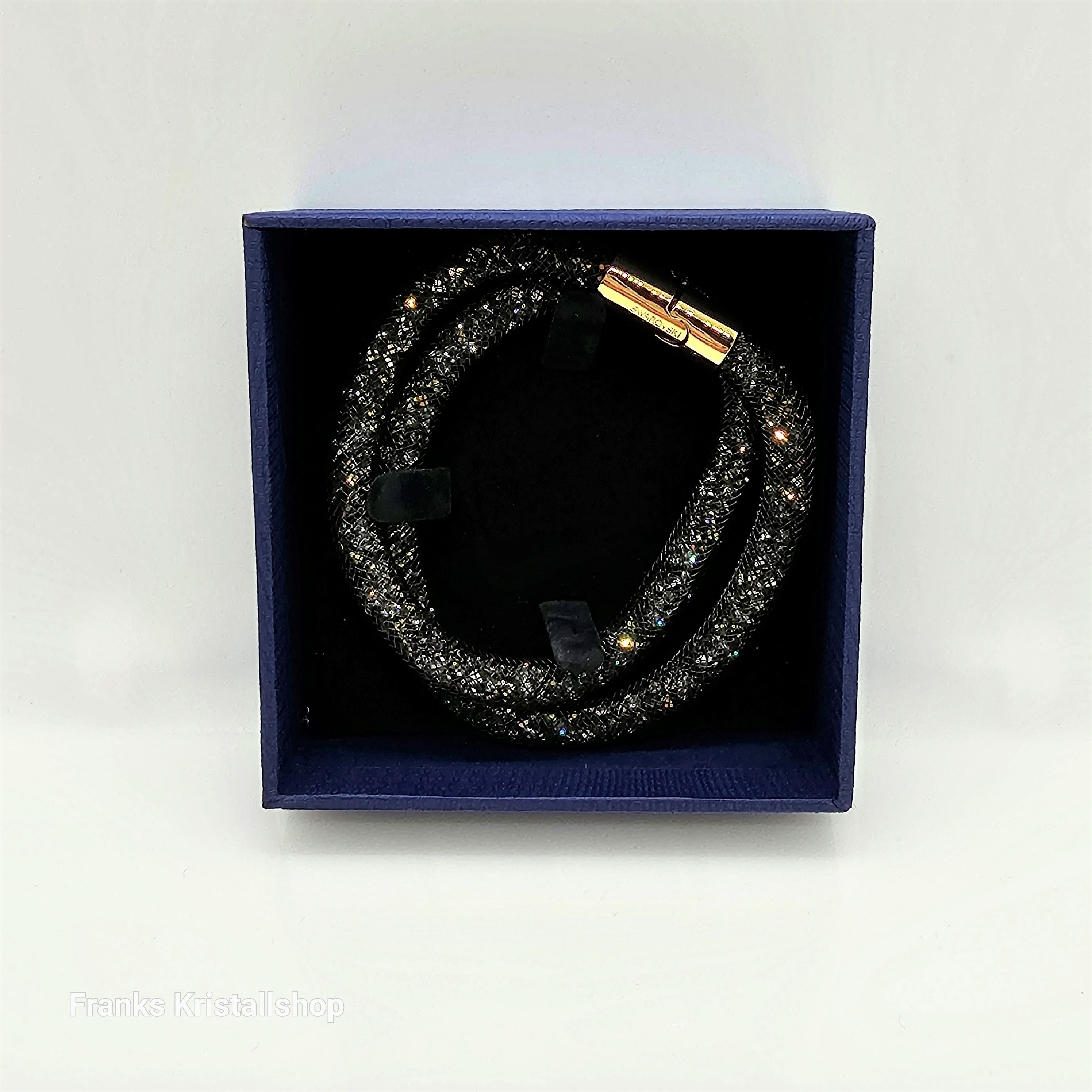 SWAROVSKI Stardust Armband Double Größe M Dark Gold