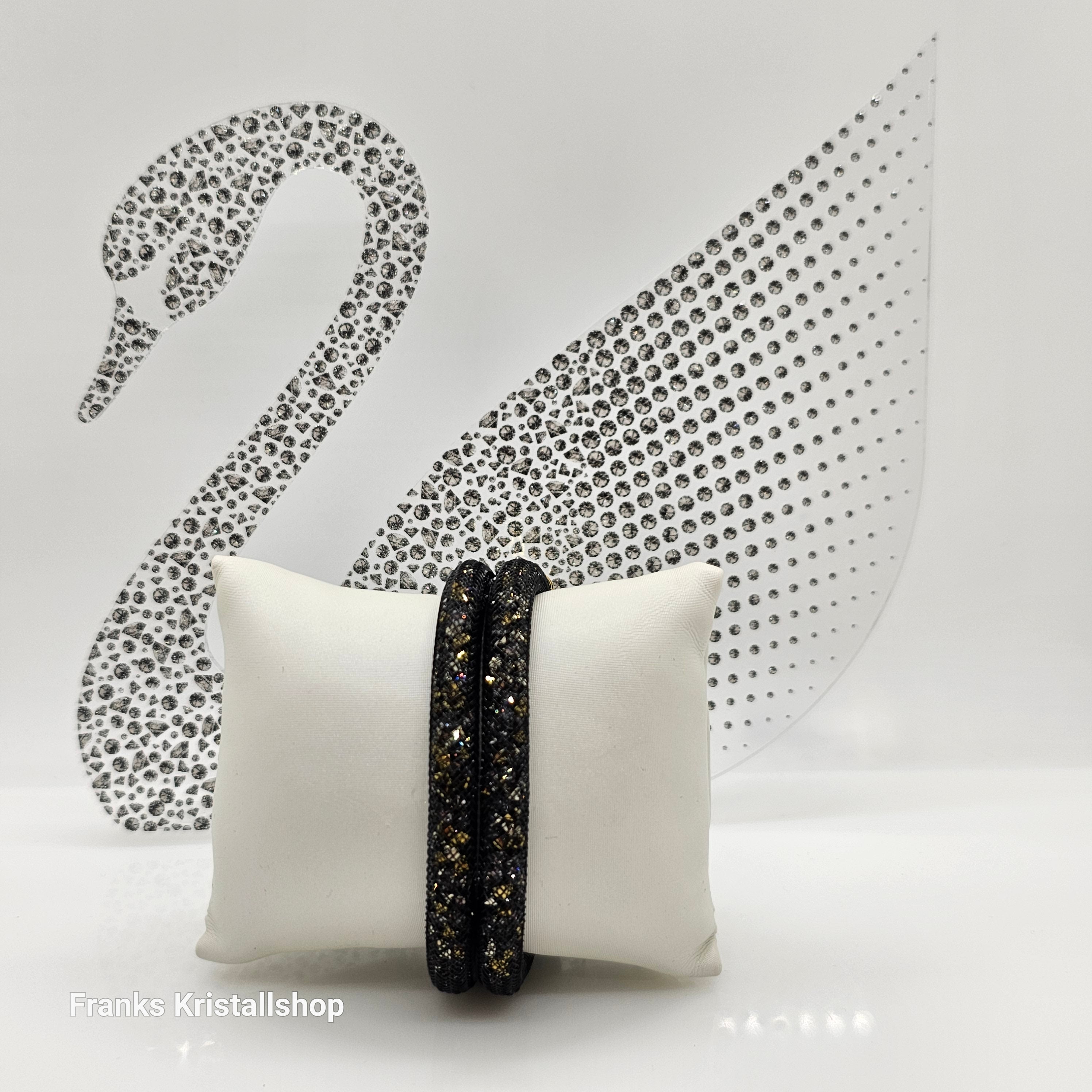 SWAROVSKI Stardust Armband Double Größe M Dark Gold