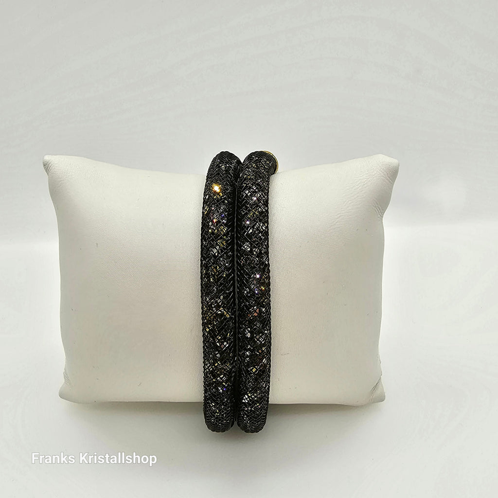 SWAROVSKI Stardust Armband Double Größe M Dark Gold