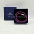 SWAROVSKI Stardust Armband Double Größe S Violett 5221603 oU