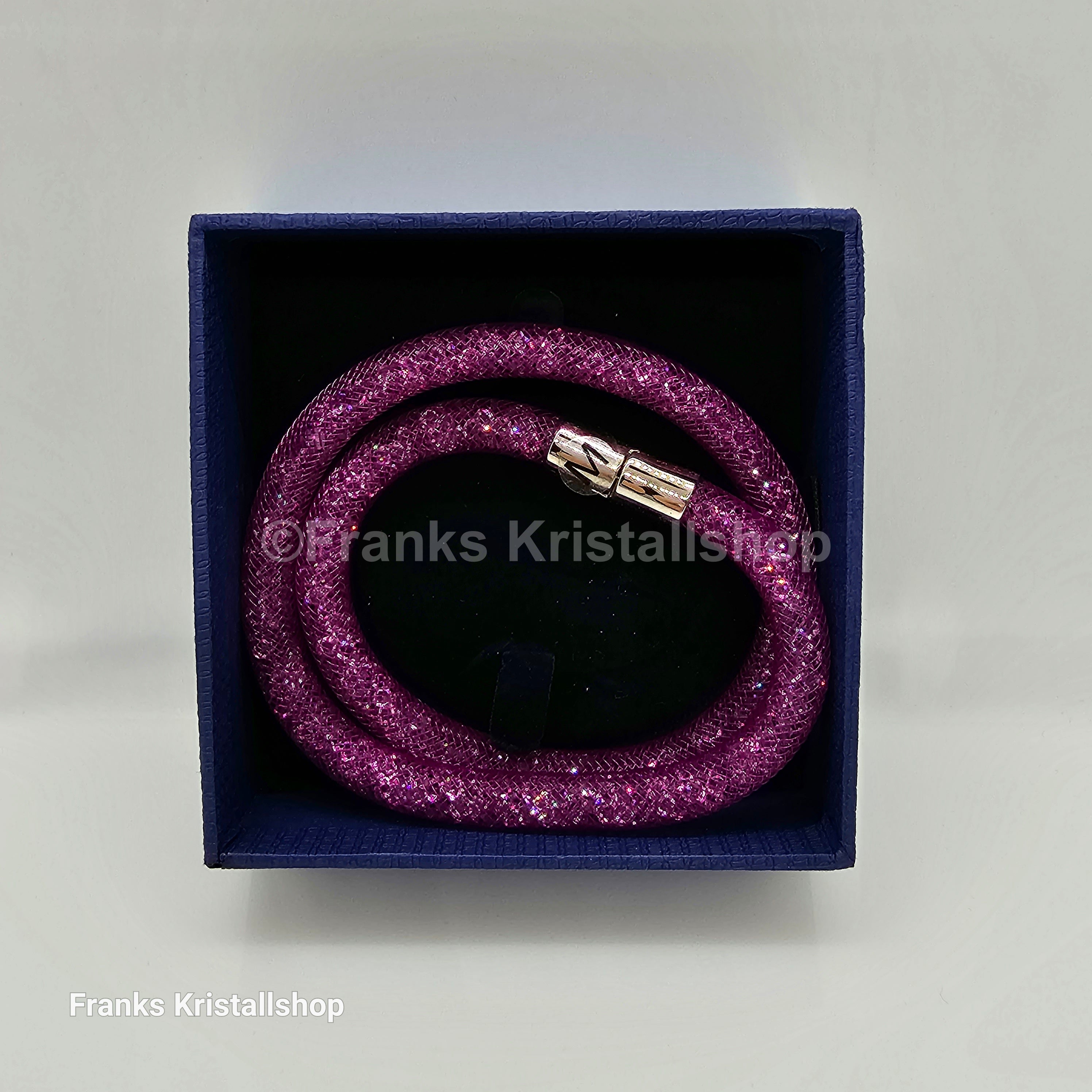 SWAROVSKI Stardust Armband Double Größe S Violett 5221603 oU