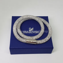 Lade das Bild in den Galerie-Viewer, SWAROVSKI Stardust Armband Double Größe M Weiß 5159279 5184183 oU

