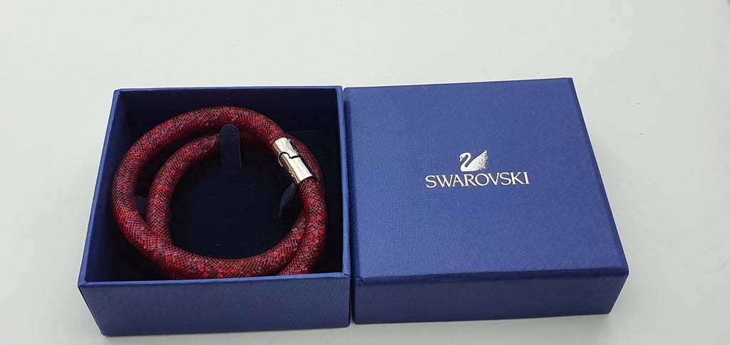 SWAROVSKI Stardust Armband Double Größe M Fuchsia 5119411 oU