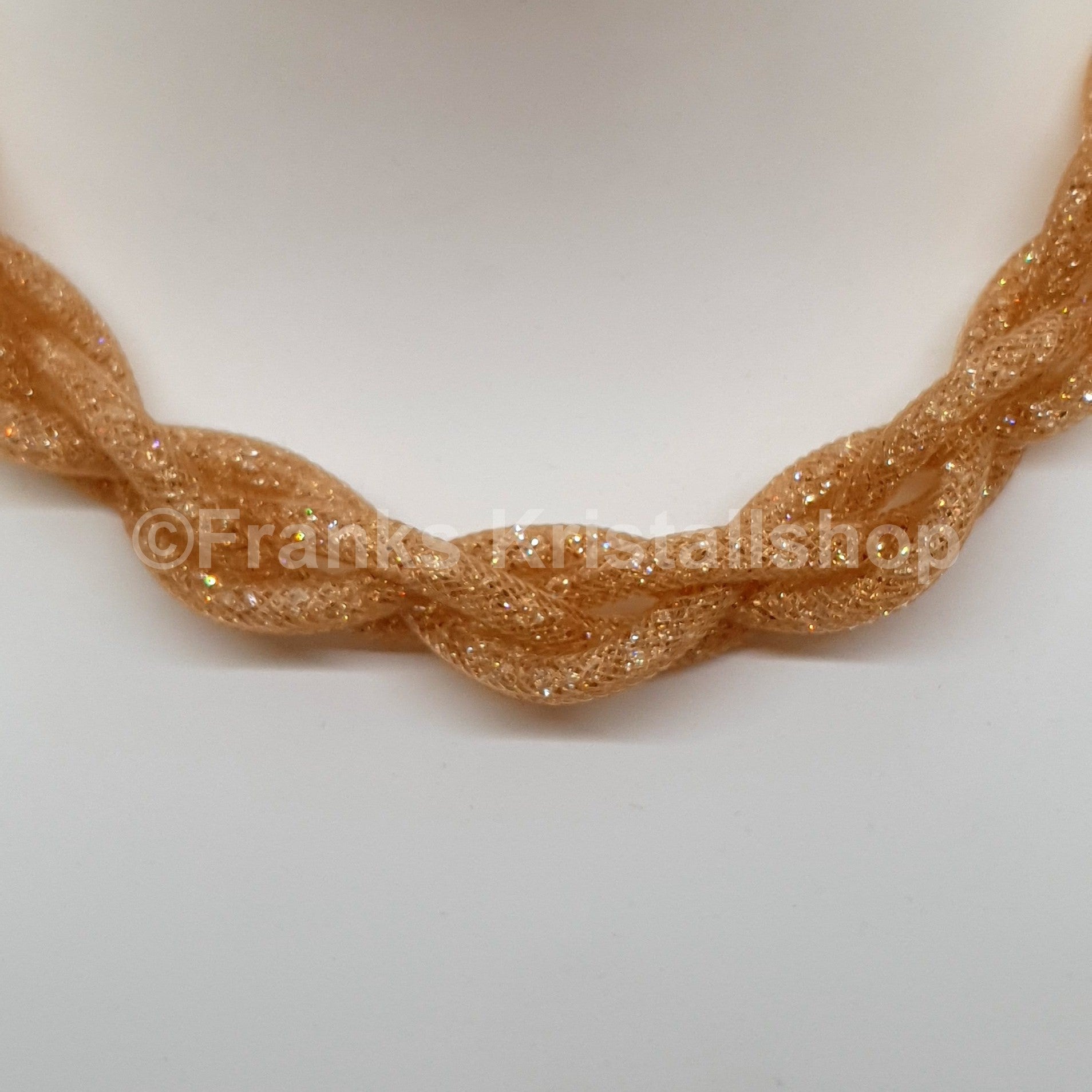 SWAROVSKI Stardust Halskette Geflochten Gold 5239020