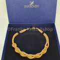 SWAROVSKI Stardust Halskette Geflochten Gold 5239020