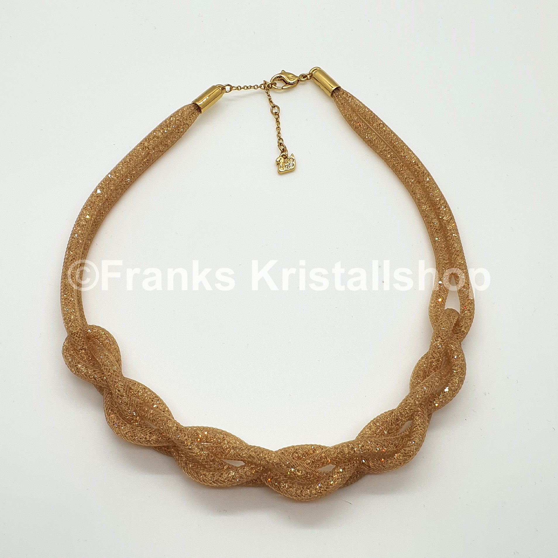 SWAROVSKI Stardust Halskette Geflochten Gold 5239020