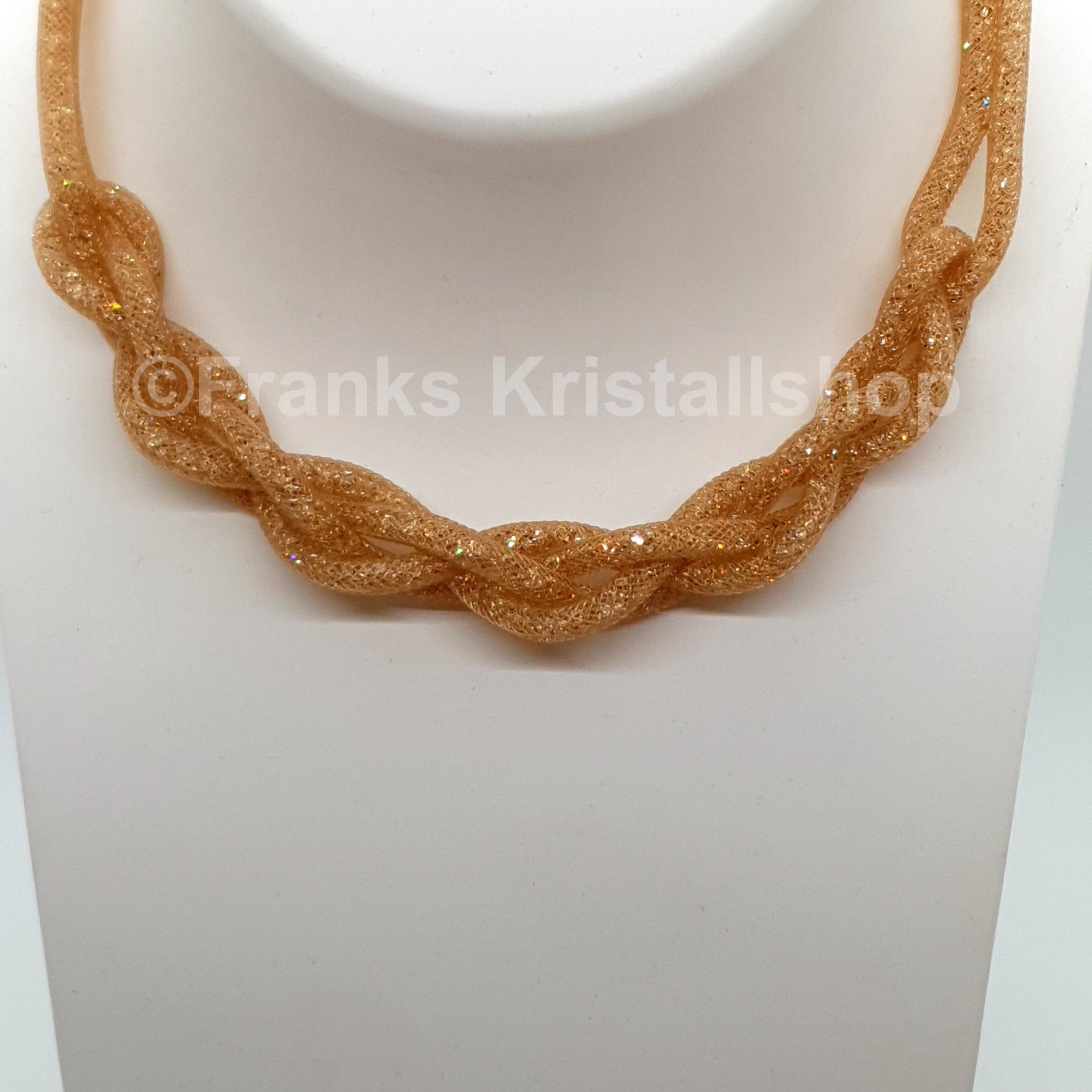 SWAROVSKI Stardust Halskette Geflochten Gold 5239020