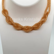 Lade das Bild in den Galerie-Viewer, SWAROVSKI Stardust Halskette Geflochten Gold 5239020
