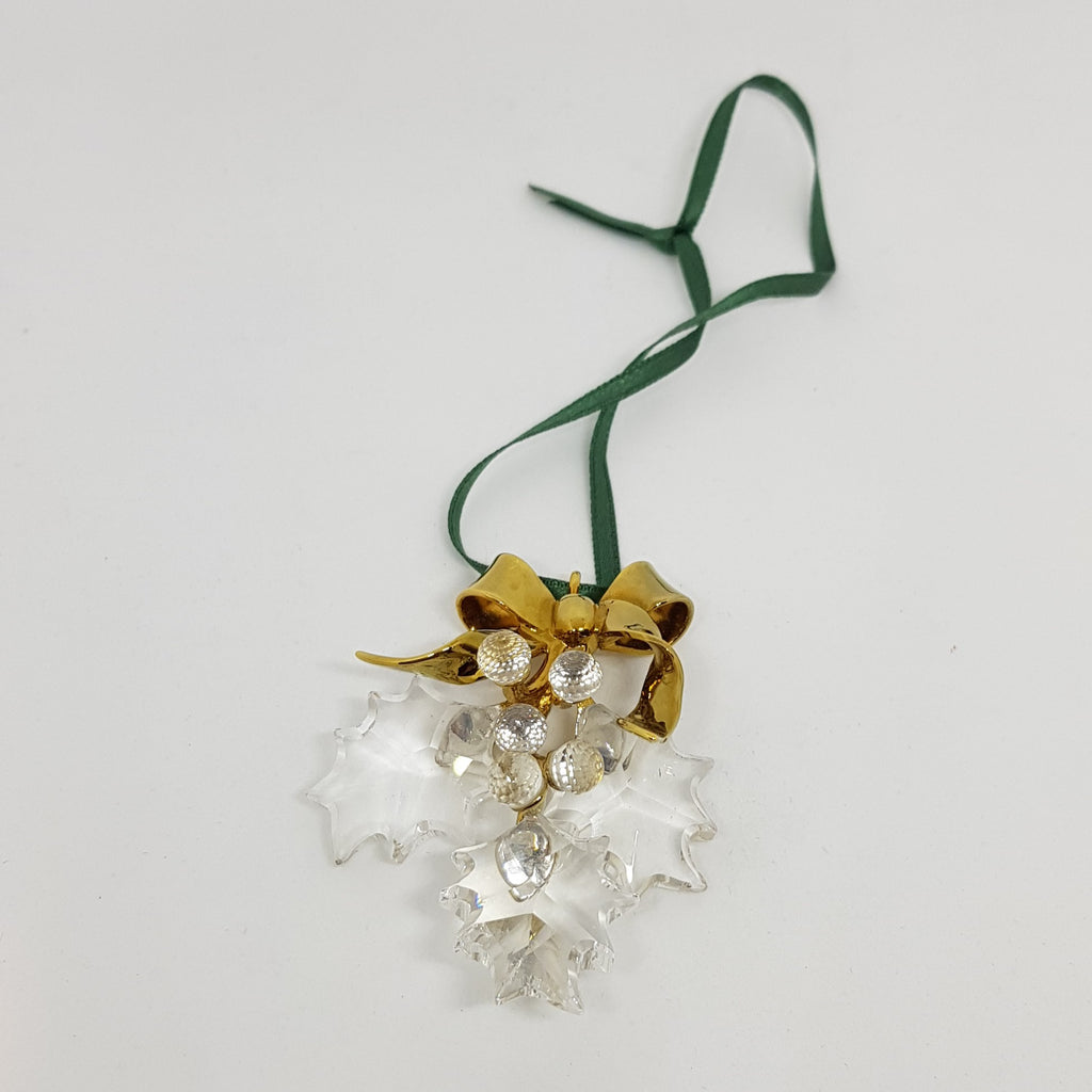 SWAROVSKI Christmas Memories Stechpalmenzweig Ornament 203080