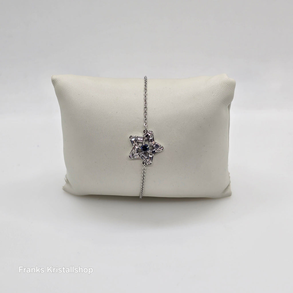 SWAROVSKI Stella Armband Stern Blau, Rhodiniert 5639187