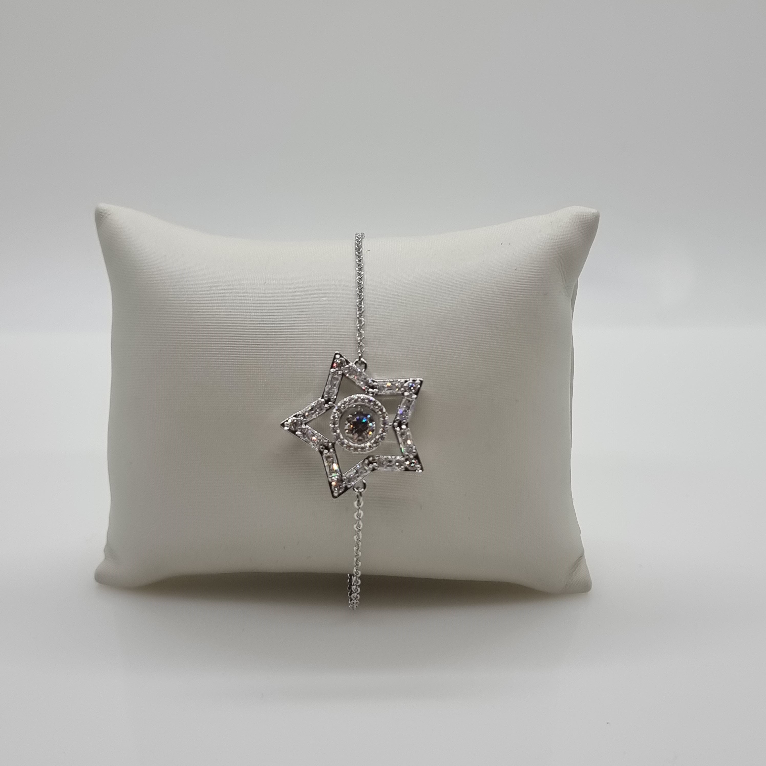 SWAROVSKI Stella Armband Stern Weiß, Rhodiniert 5617881