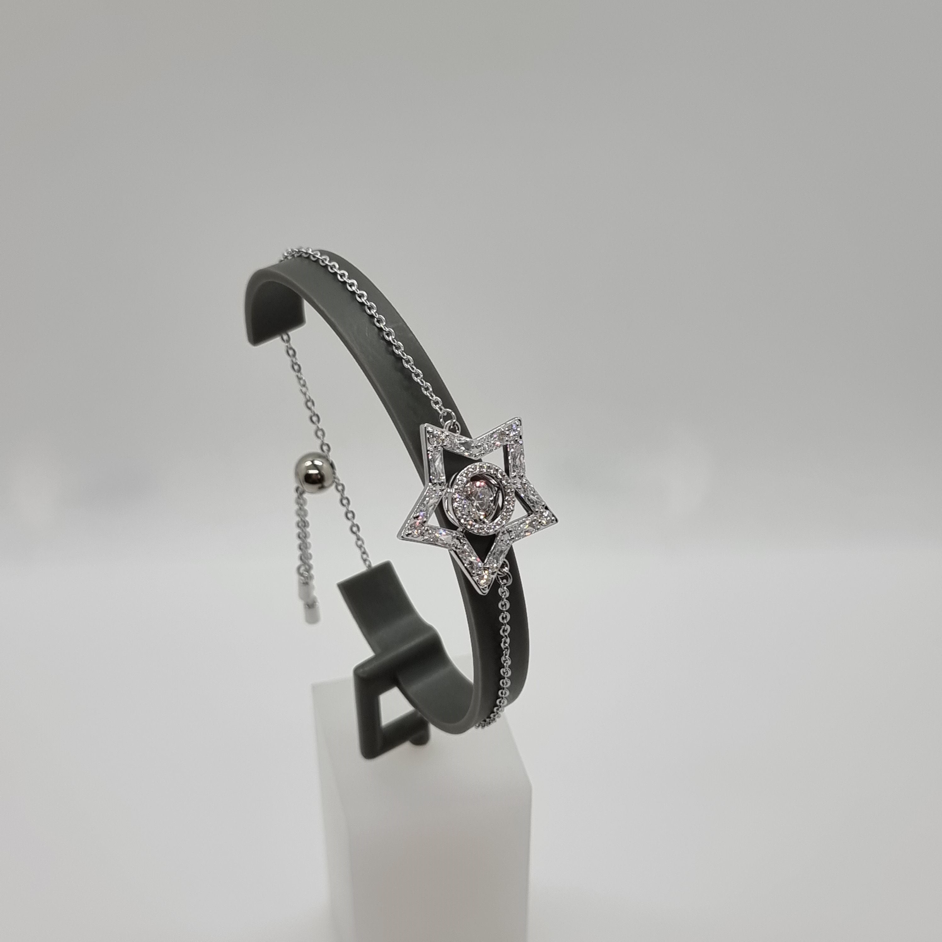 SWAROVSKI Stella Armband Stern Weiß, Rhodiniert 5617881