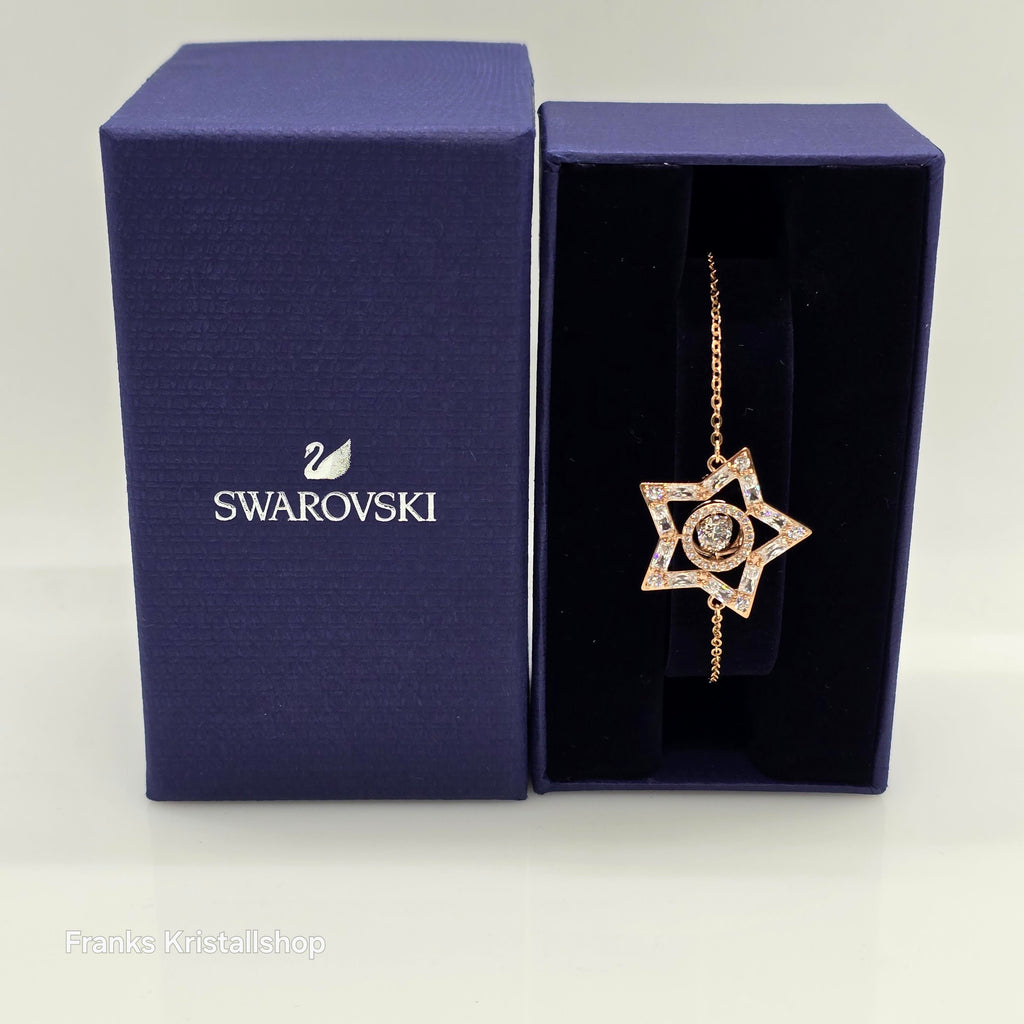 SWAROVSKI Stella Armband Stern, Weiß, Roségold-Legierungsschicht 5617882