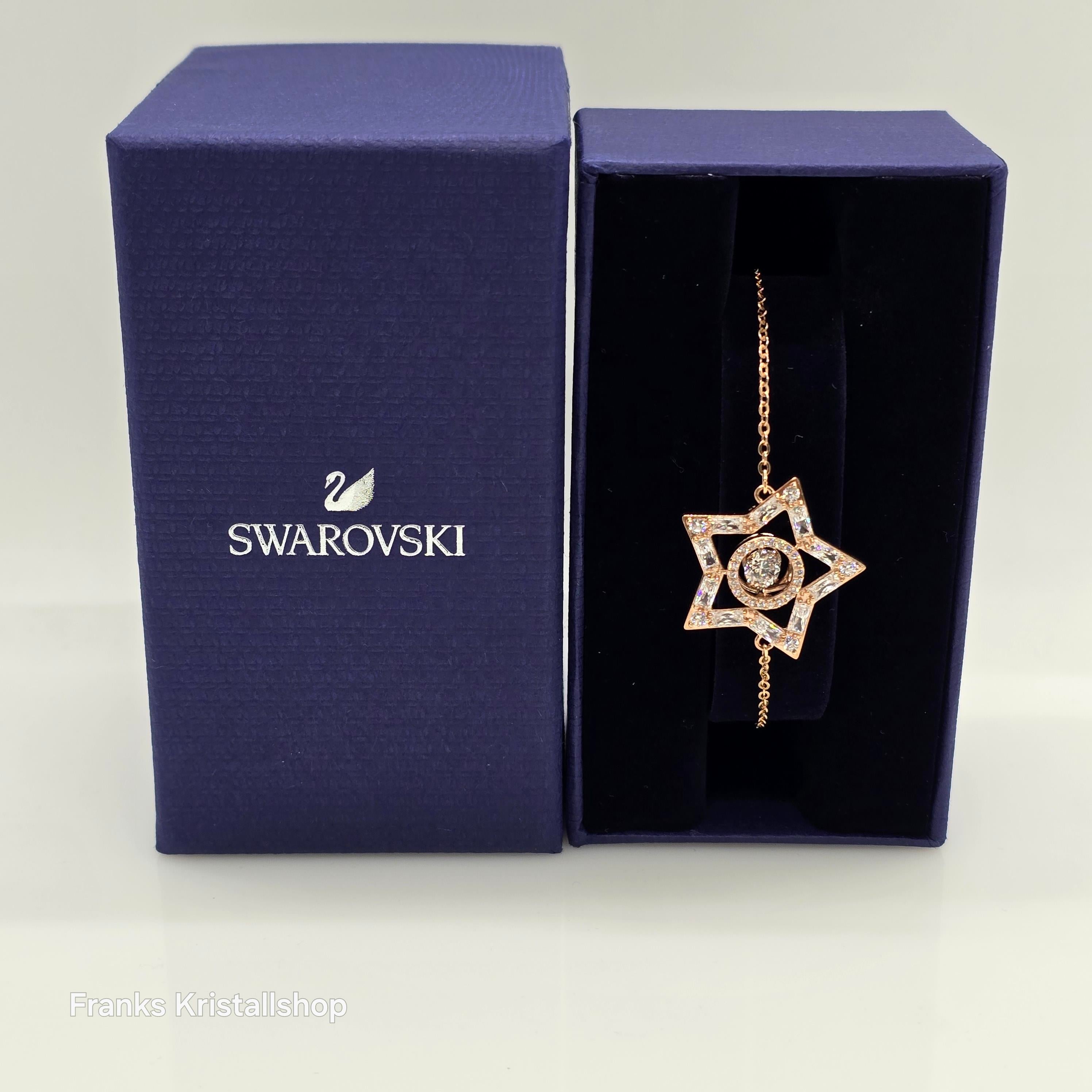 SWAROVSKI Stella Armband Stern, Weiß, Roségold-Legierungsschicht 5617882