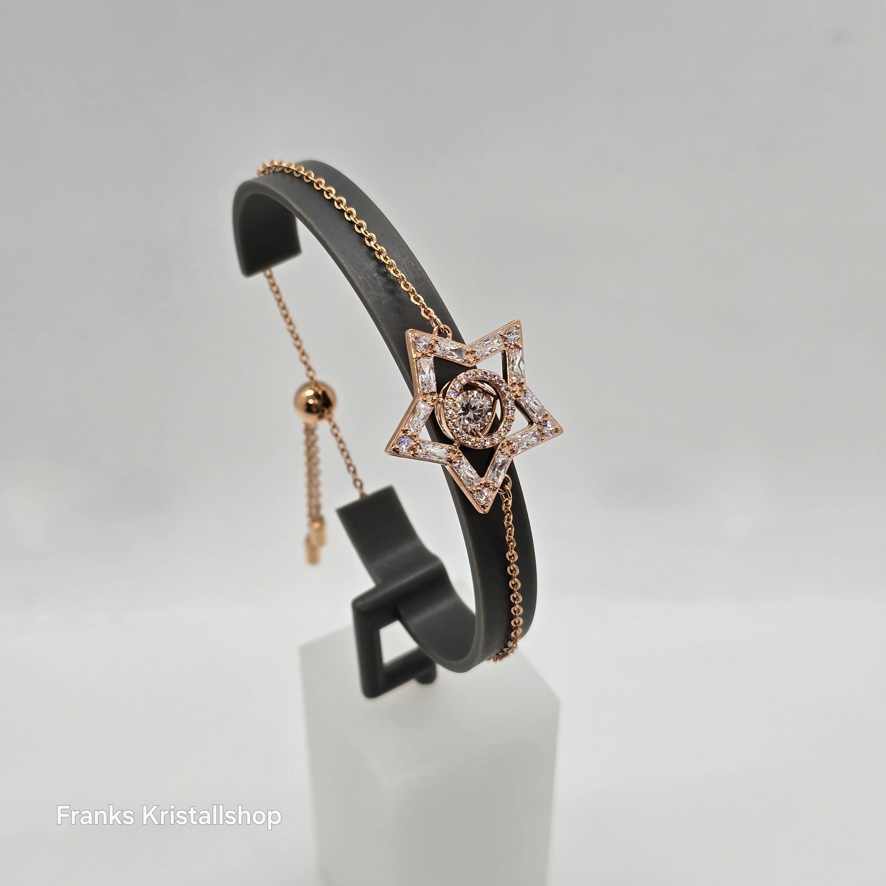 SWAROVSKI Stella Armband Stern, Weiß, Roségold-Legierungsschicht 5617882