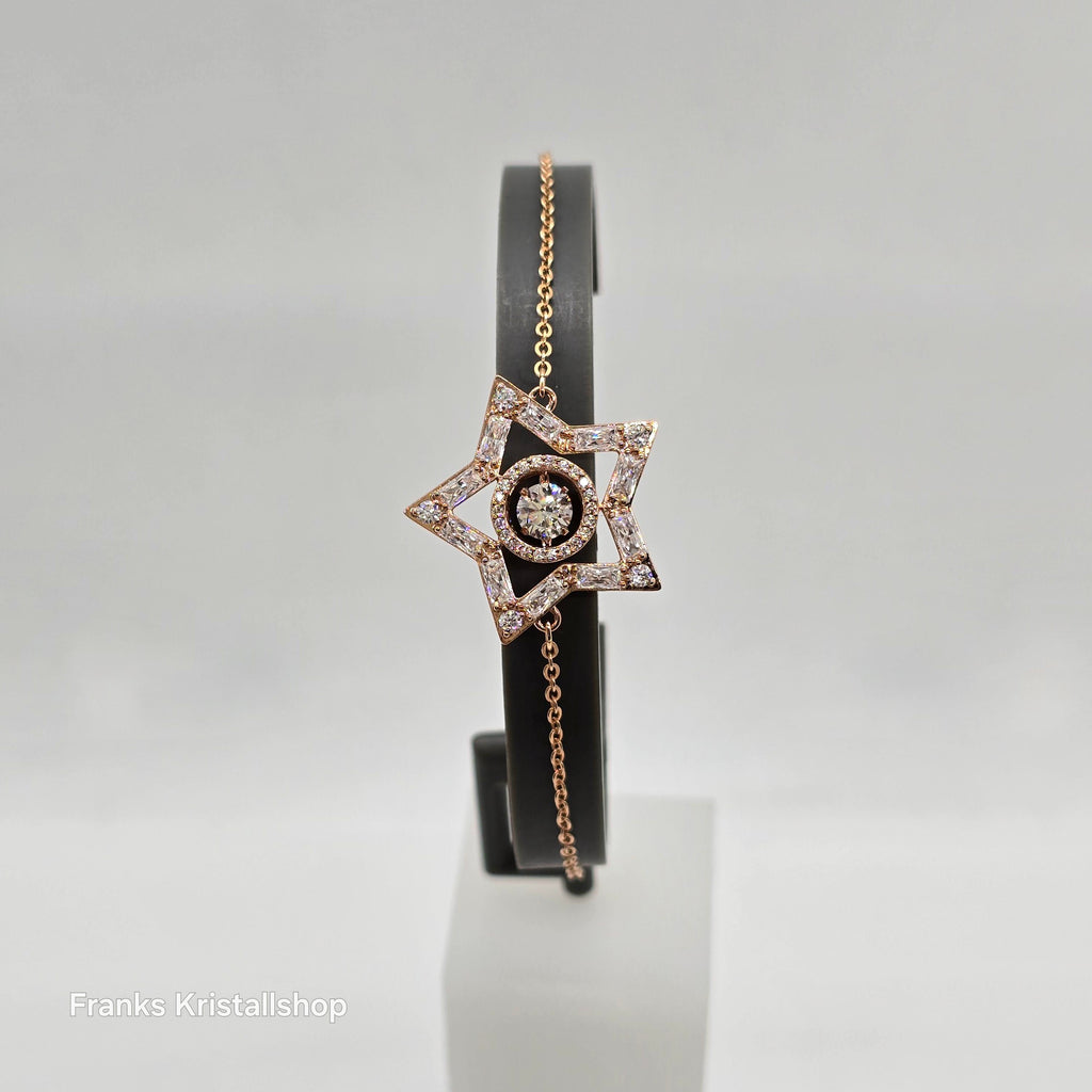 SWAROVSKI Stella Armband Stern, Weiß, Roségold-Legierungsschicht 5617882
