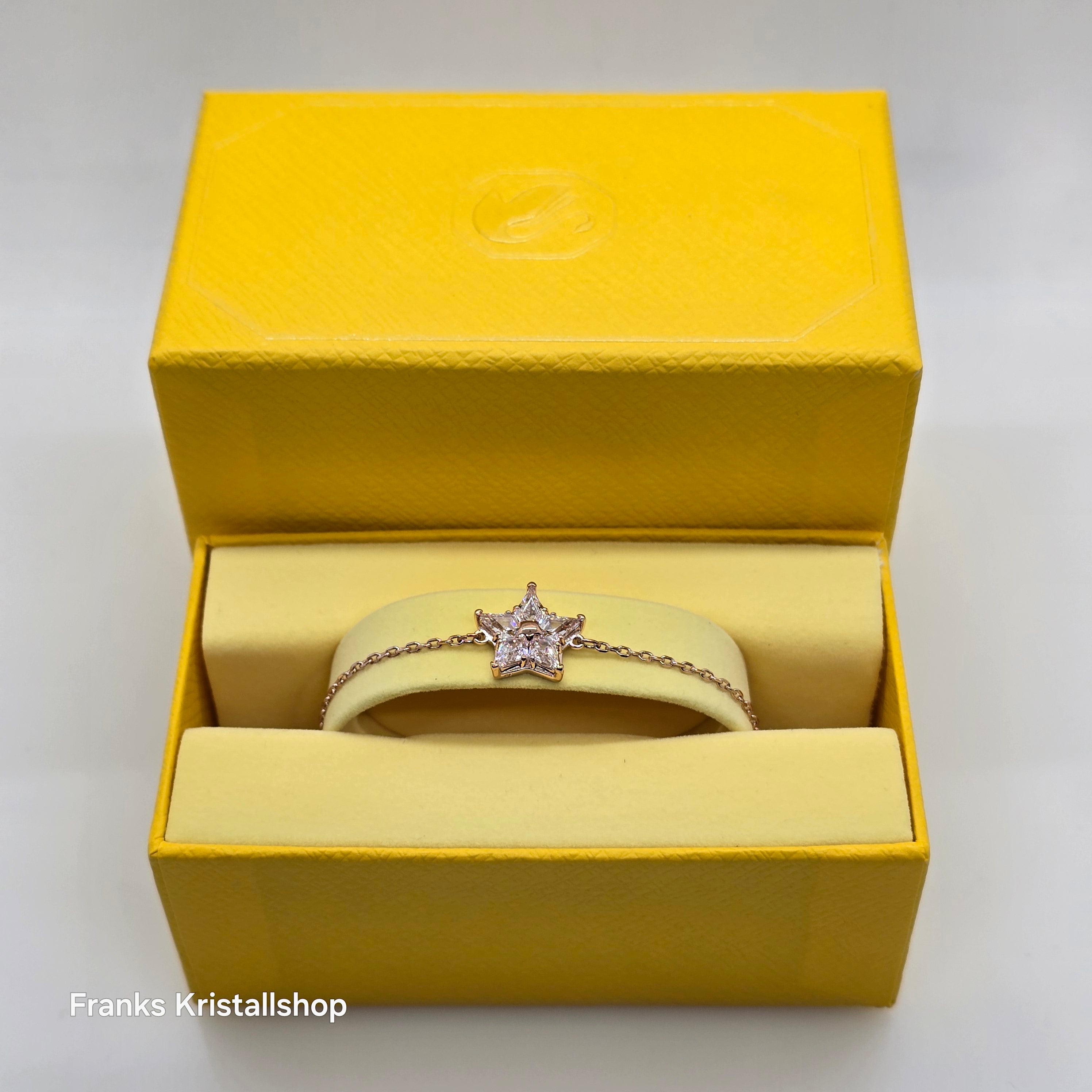 SWAROVSKI Stella Armband Stern, Weiß, Roségold-Legierungsschicht 5645460
