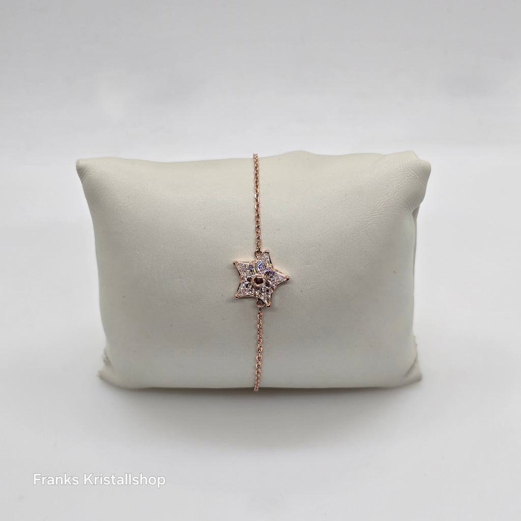 SWAROVSKI Stella Armband Stern, Weiß, Roségold-Legierungsschicht 5645460