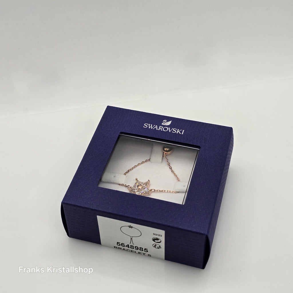 SWAROVSKI Stella Armband Stern Weiß, Roségold-Legierungsschicht 5648985