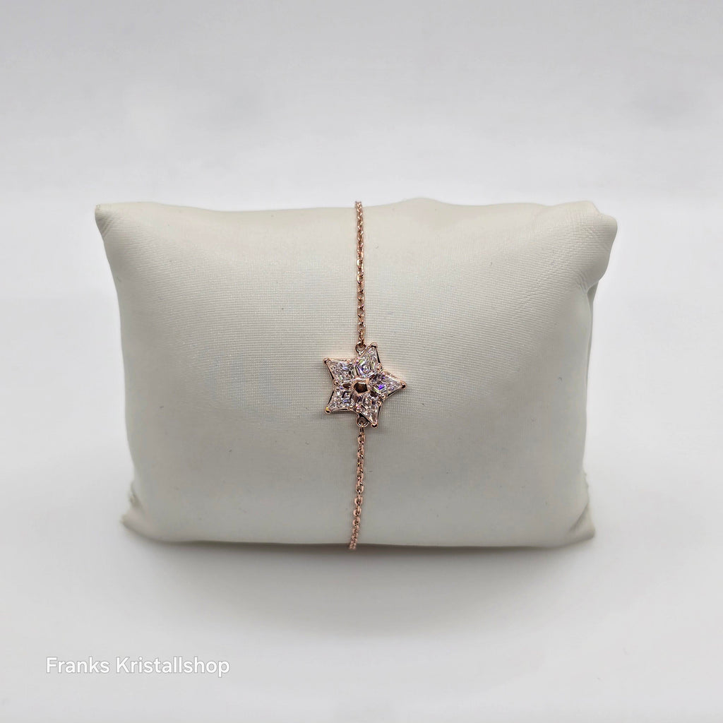 SWAROVSKI Stella Armband Stern Weiß, Roségold-Legierungsschicht 5648985
