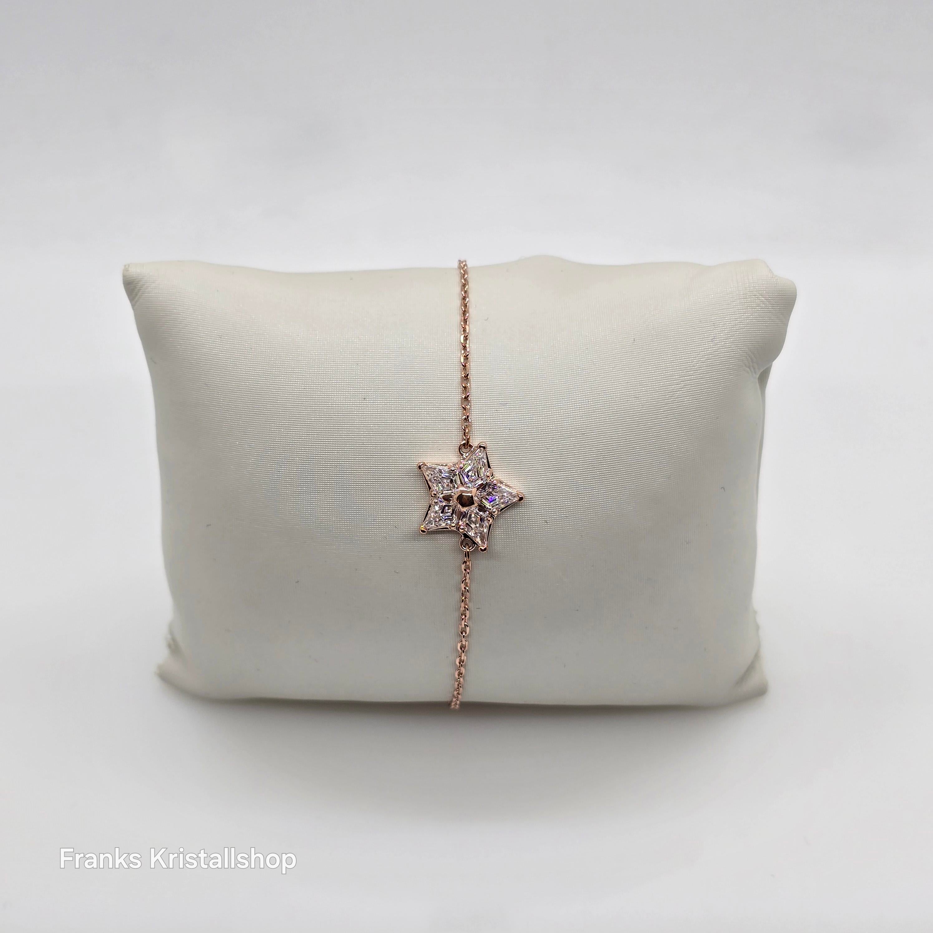 SWAROVSKI Stella Armband Stern Weiß, Roségold-Legierungsschicht 5648985