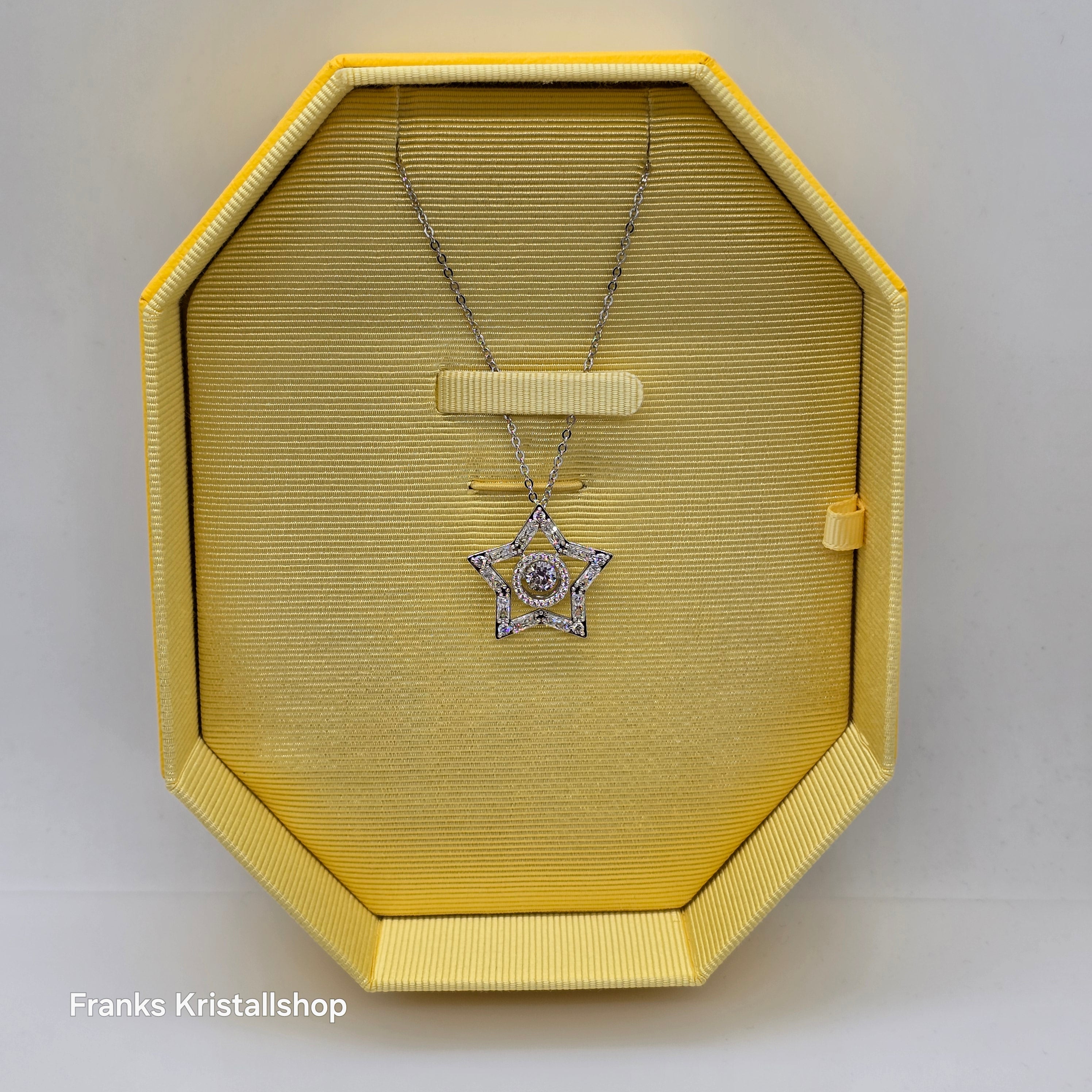 SWAROVSKI Stella Halskette Stern Anhänger, Weiß Rhodiniert 5617919
