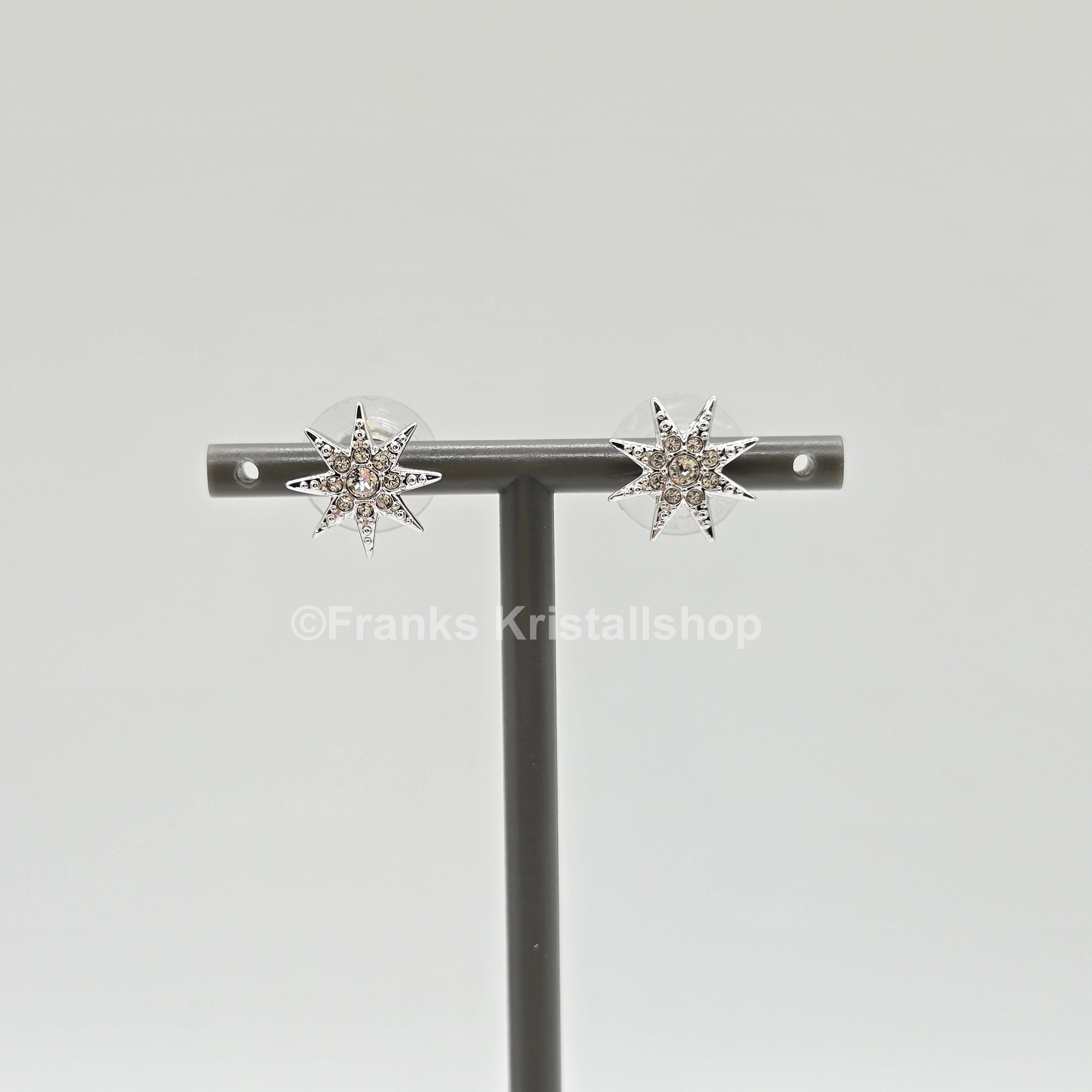 SWAROVSKI Stern Schmuckset Kette und Ohrringe, Rhodiniert 5253054 oU