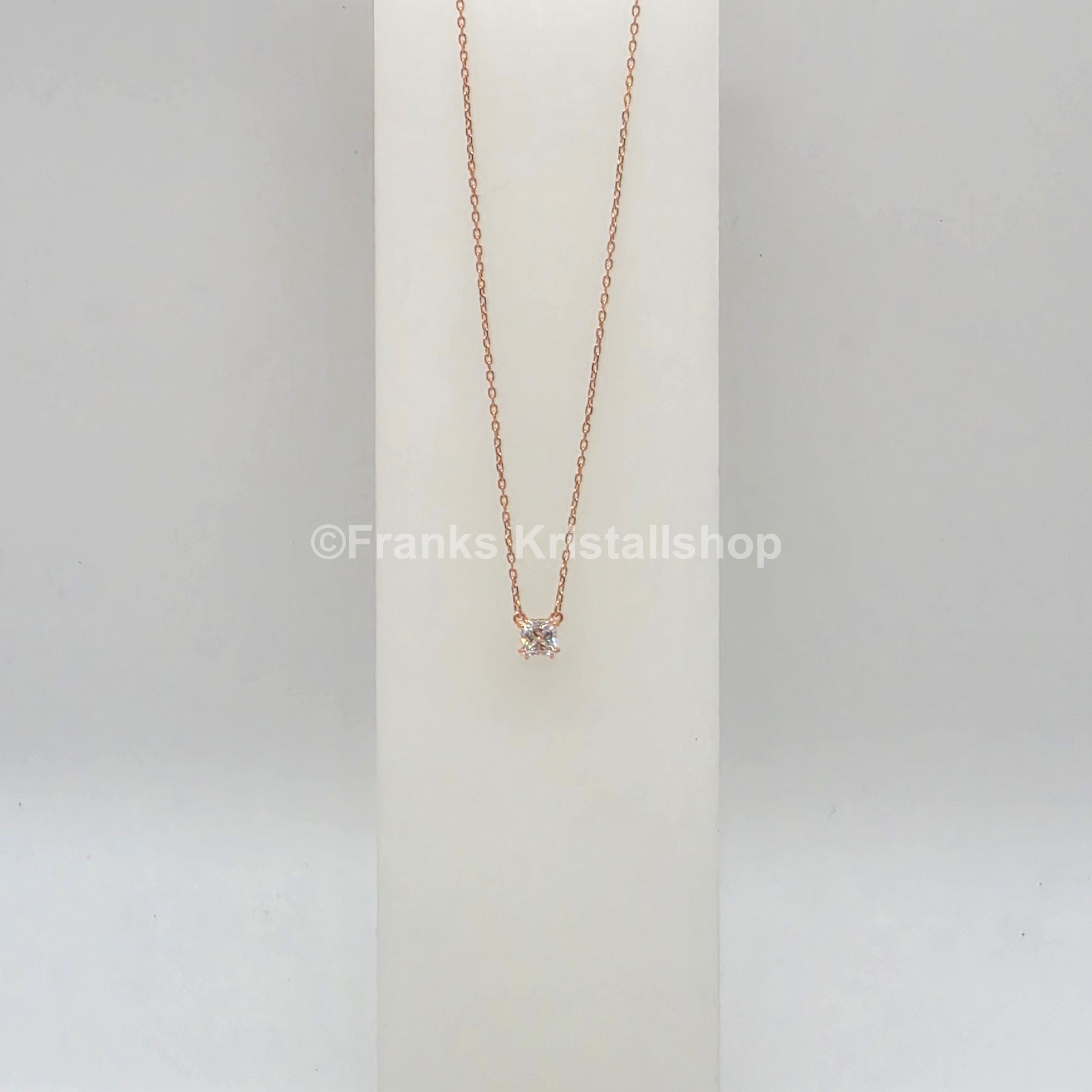 SWAROVSKI Stilla Attract Halskette, Weiß, Roségold 5701904