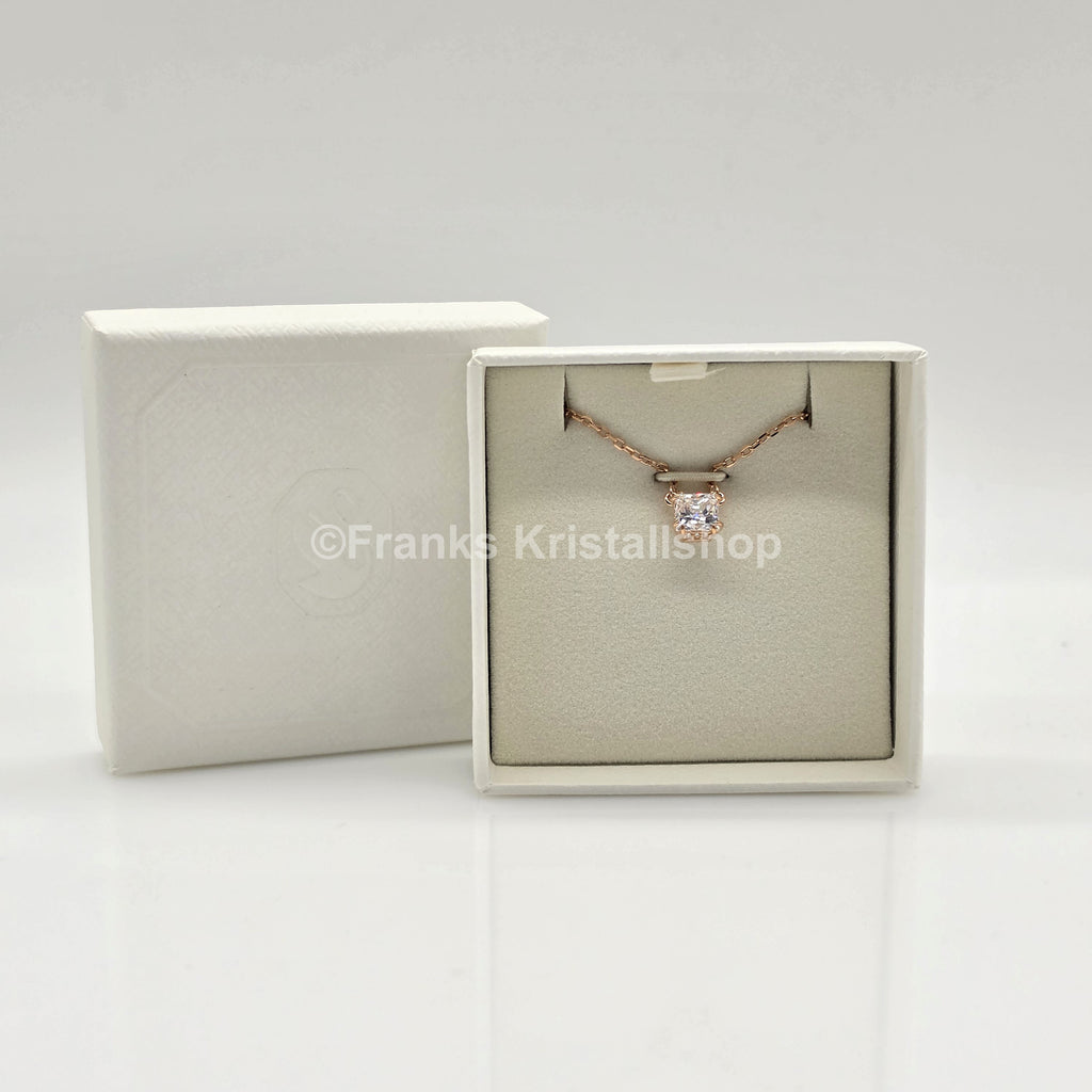 SWAROVSKI Stilla Attract Halskette, Weiß, Roségold 5701904