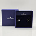 SWAROVSKI Stone Kreolen Weiß, Rhodiniert 5446004