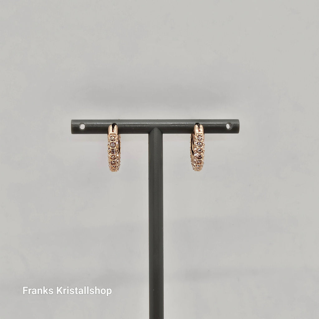SWAROVSKI Stone Kreolen Weiß, Roségold-Legierungsschicht 5446008