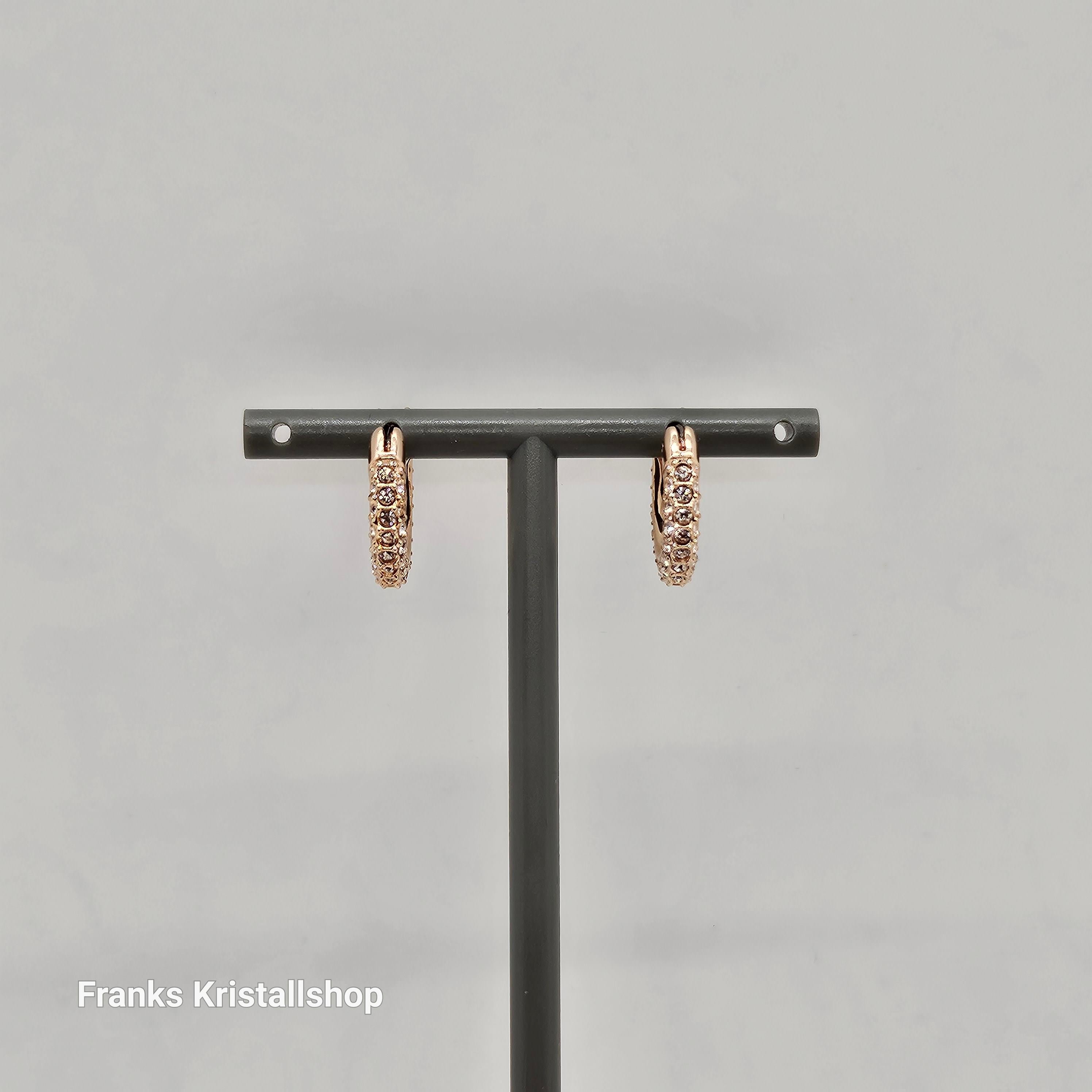 SWAROVSKI Stone Kreolen Weiß, Roségold-Legierungsschicht 5446008
