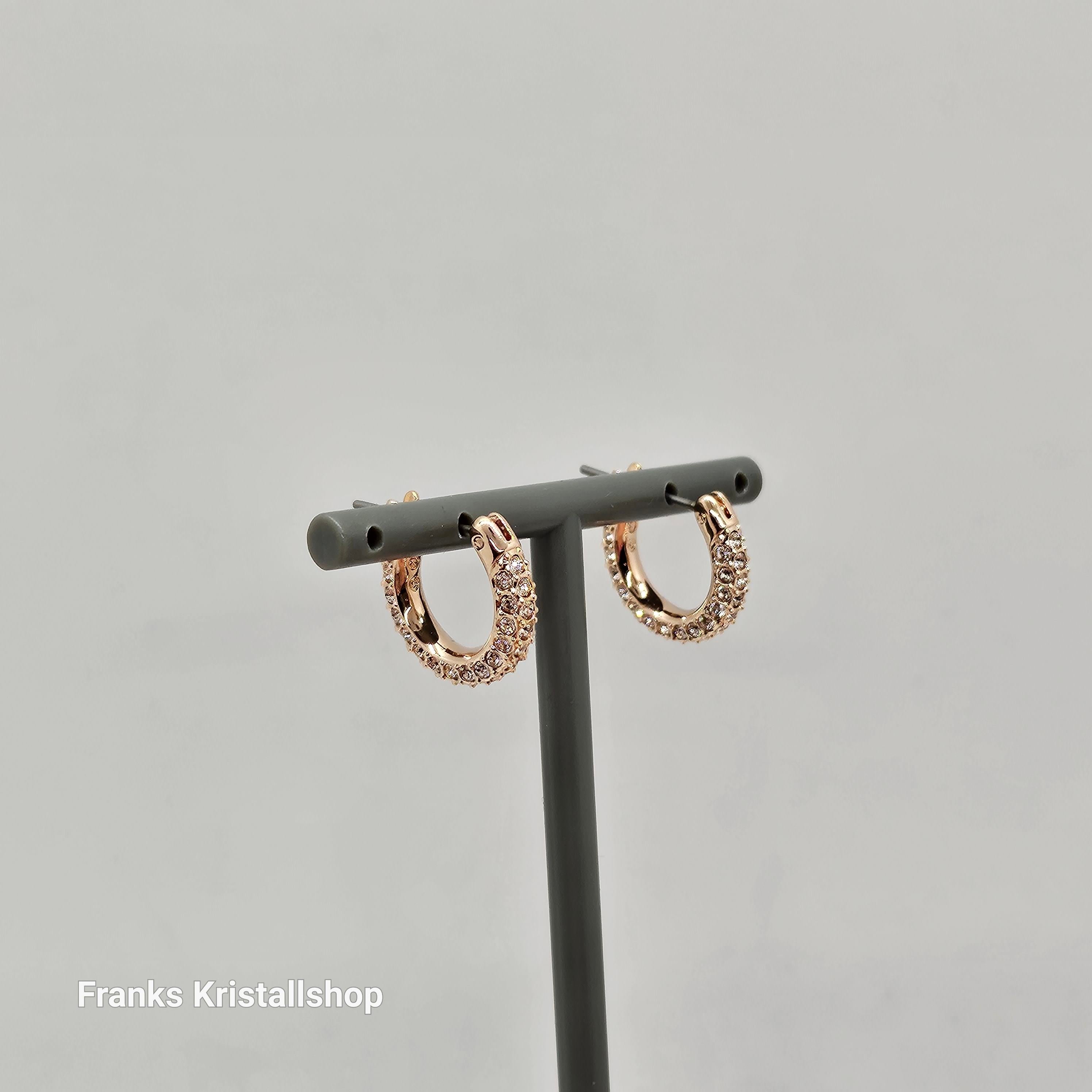 SWAROVSKI Stone Kreolen Weiß, Roségold-Legierungsschicht 5446008