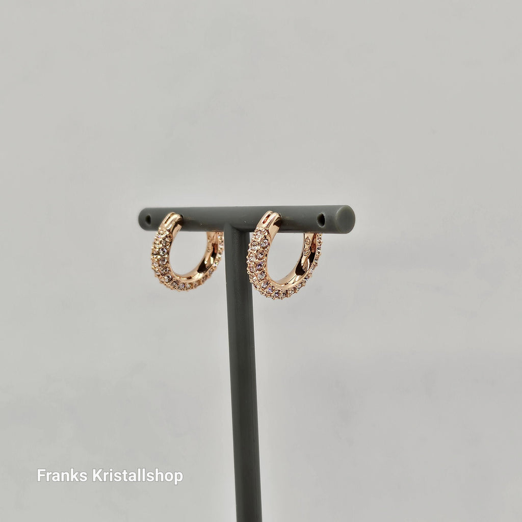 SWAROVSKI Stone Kreolen Weiß, Roségold-Legierungsschicht 5446008